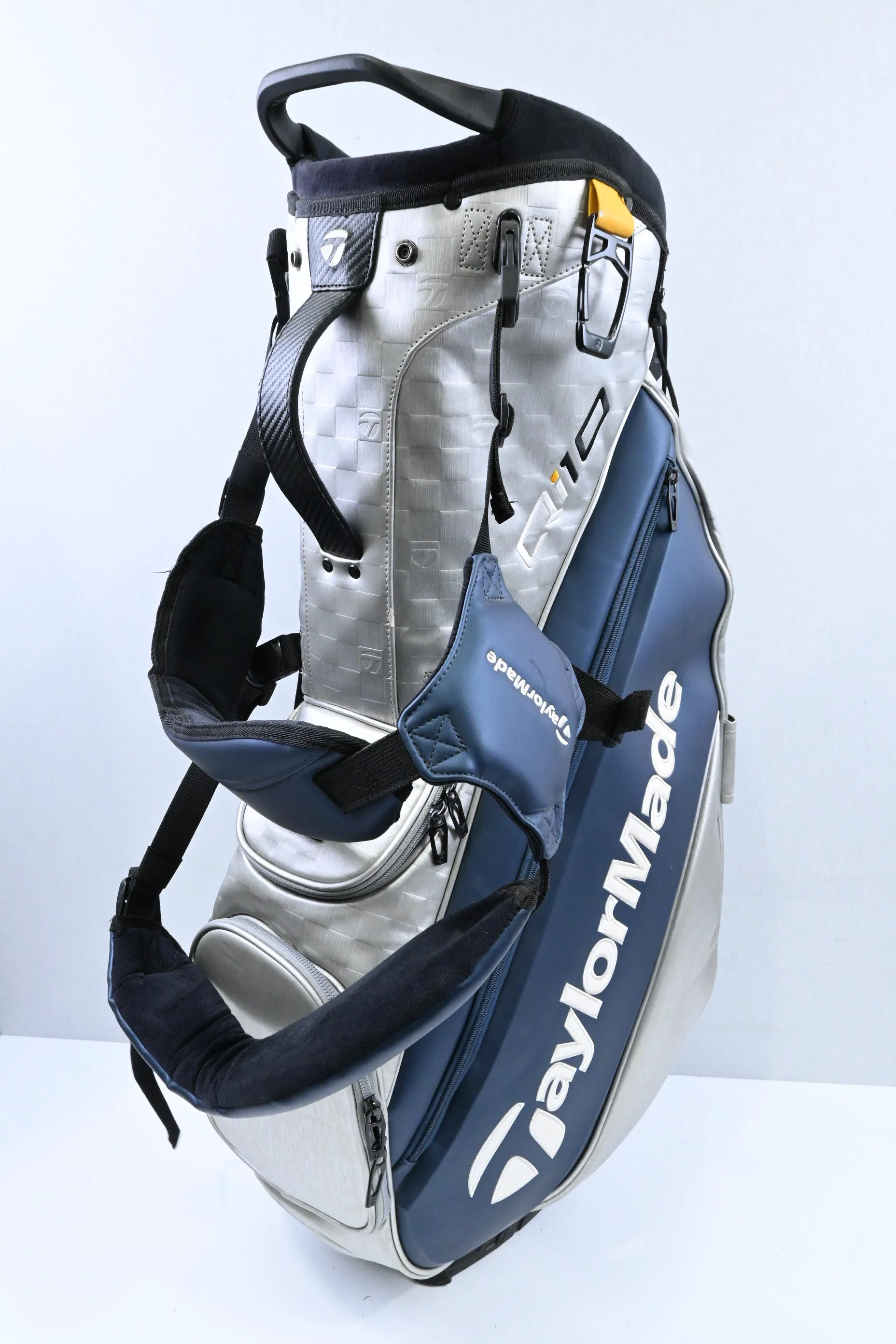 Taylormade Qi10 Stand Bag / 4-Way / Silver, Navy - Image 5