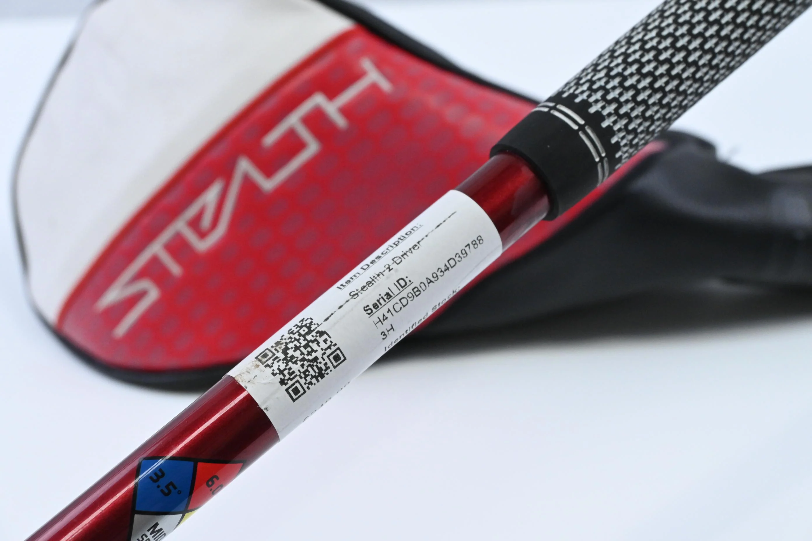 Taylormade Stealth 2 Driver / 9 Degree / Stiff Flex HZRDUS Smoke Red RDX 60 - Image 7