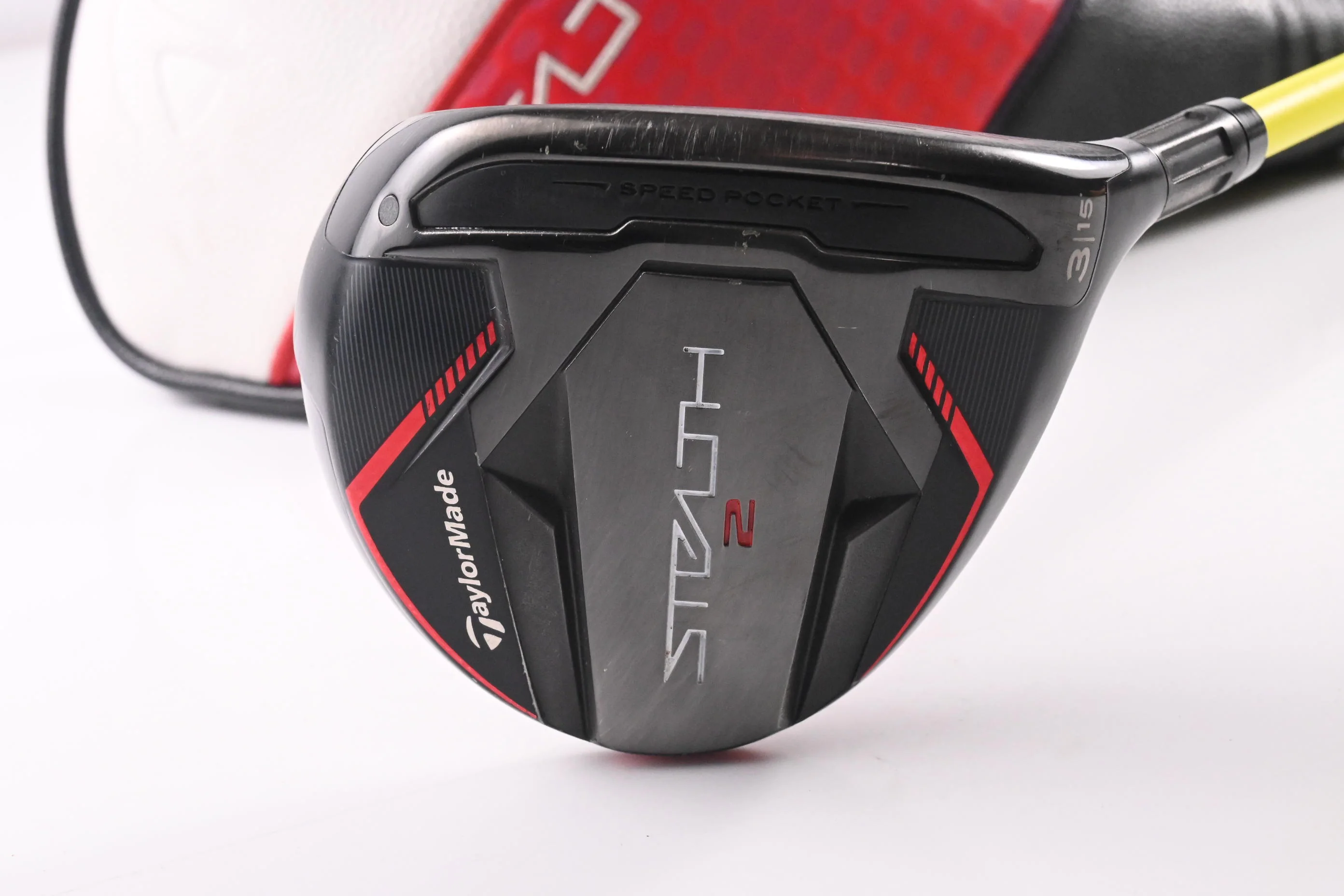 Taylormade Stealth 2 #3 Wood / 15 Degree / Stiff Flex UST Proforce V2 Yellow 7 - Image 2