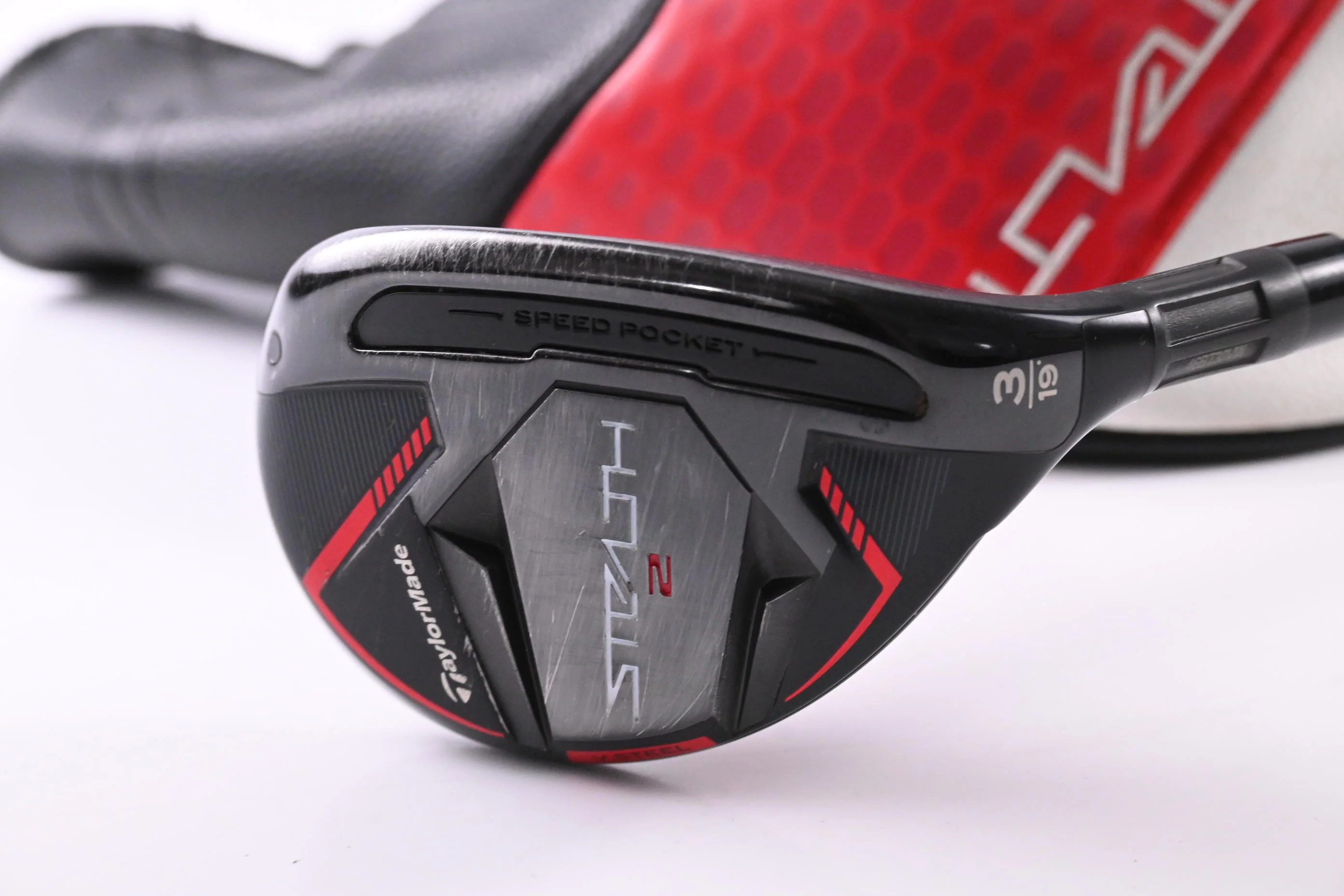 Taylormade Stealth 2 #3 Hybrid / 19 Degree / Stiff Flex Fujikura Ventus TR Red 7 - Image 2