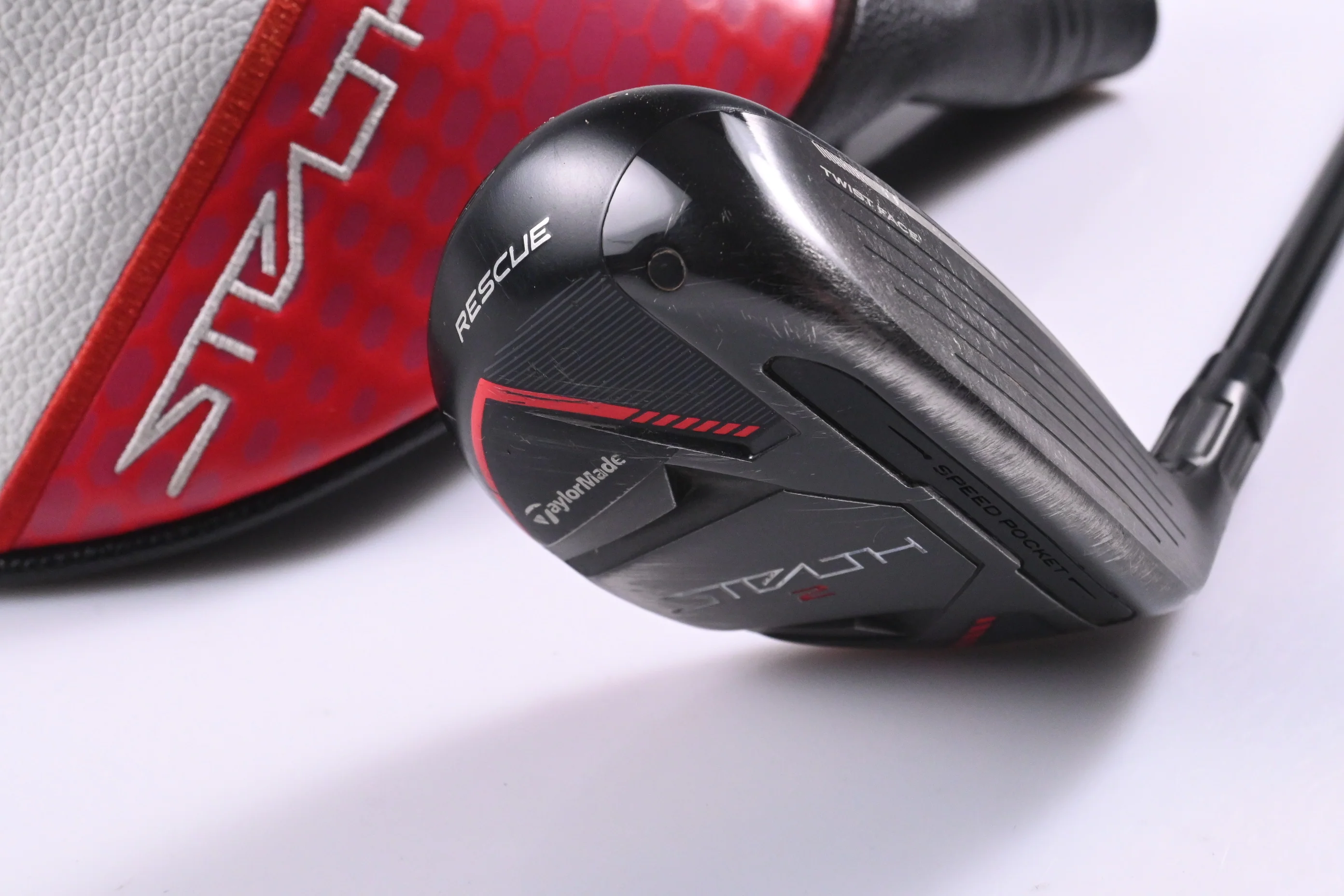 Taylormade Stealth 2 #3 Hybrid / 19 Degree / Stiff Flex Ventus TR Red 7 Shaft
