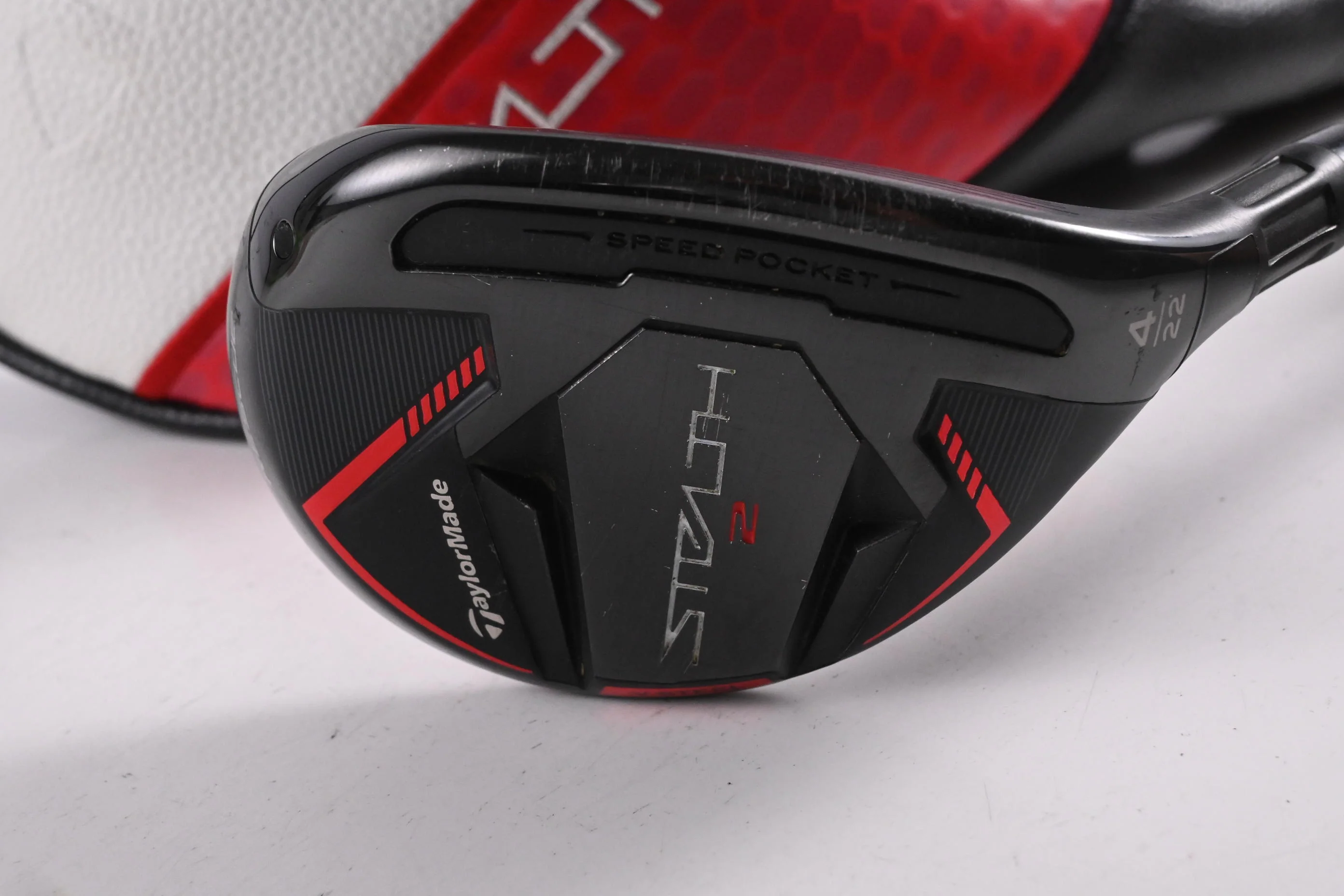 Taylormade Stealth 2 #4 Hybrid / 22 Degree / Regular Flex Ventus TR Red 6 Shaft - Image 2