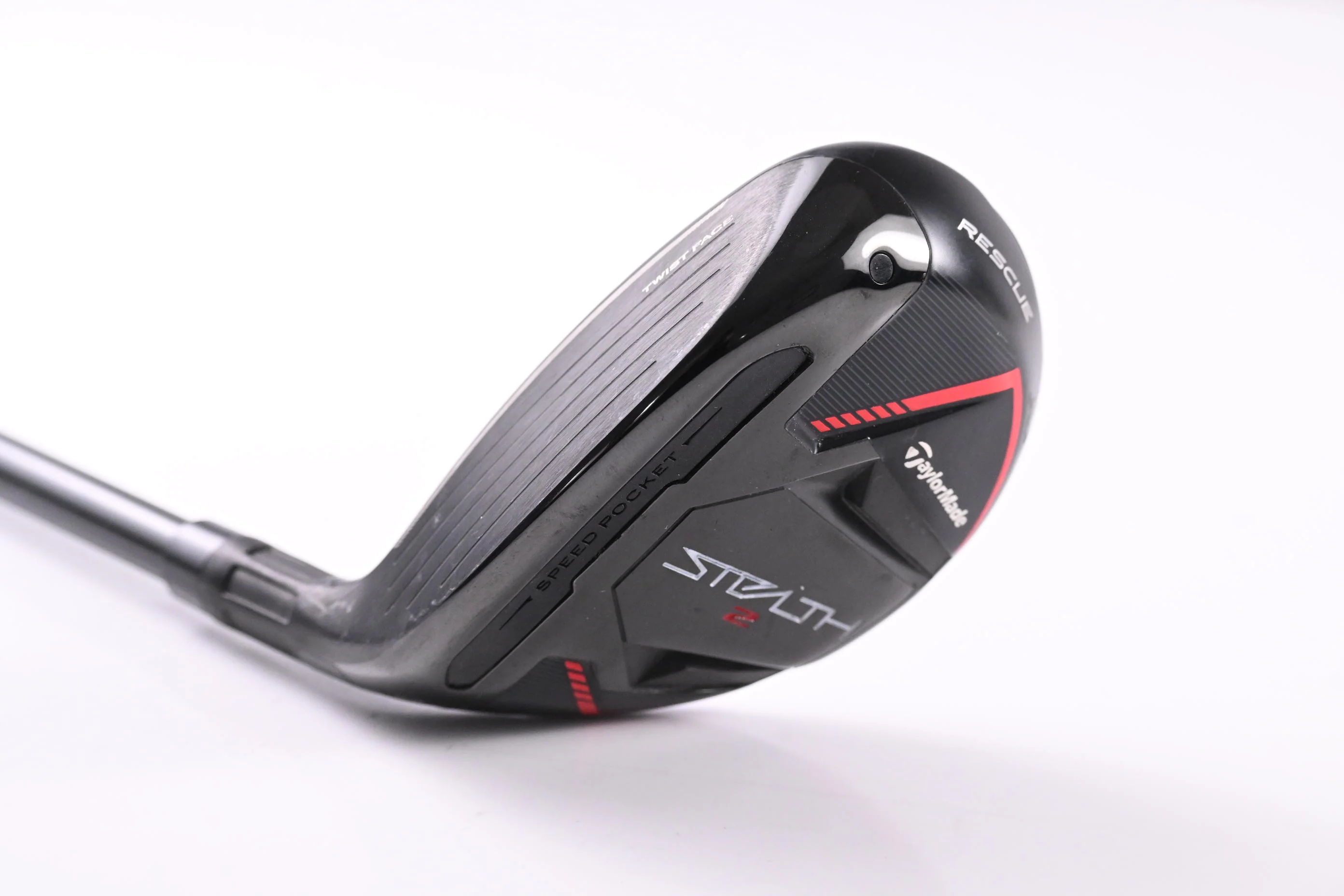 Left Hand Taylormade Stealth 2 #4 Hybrid / 22 Degree / Regular Flex Ventus Red 6
