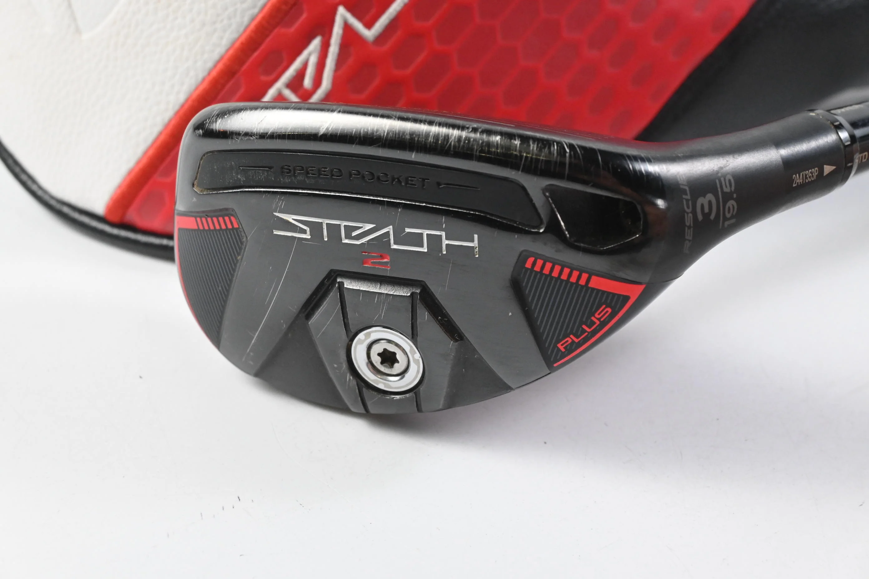 Taylormade Stealth 2 Plus #3 Hybrid / 19.5 Degree / Stiff Flex Kai'li Red 85 Shaft - Image 2