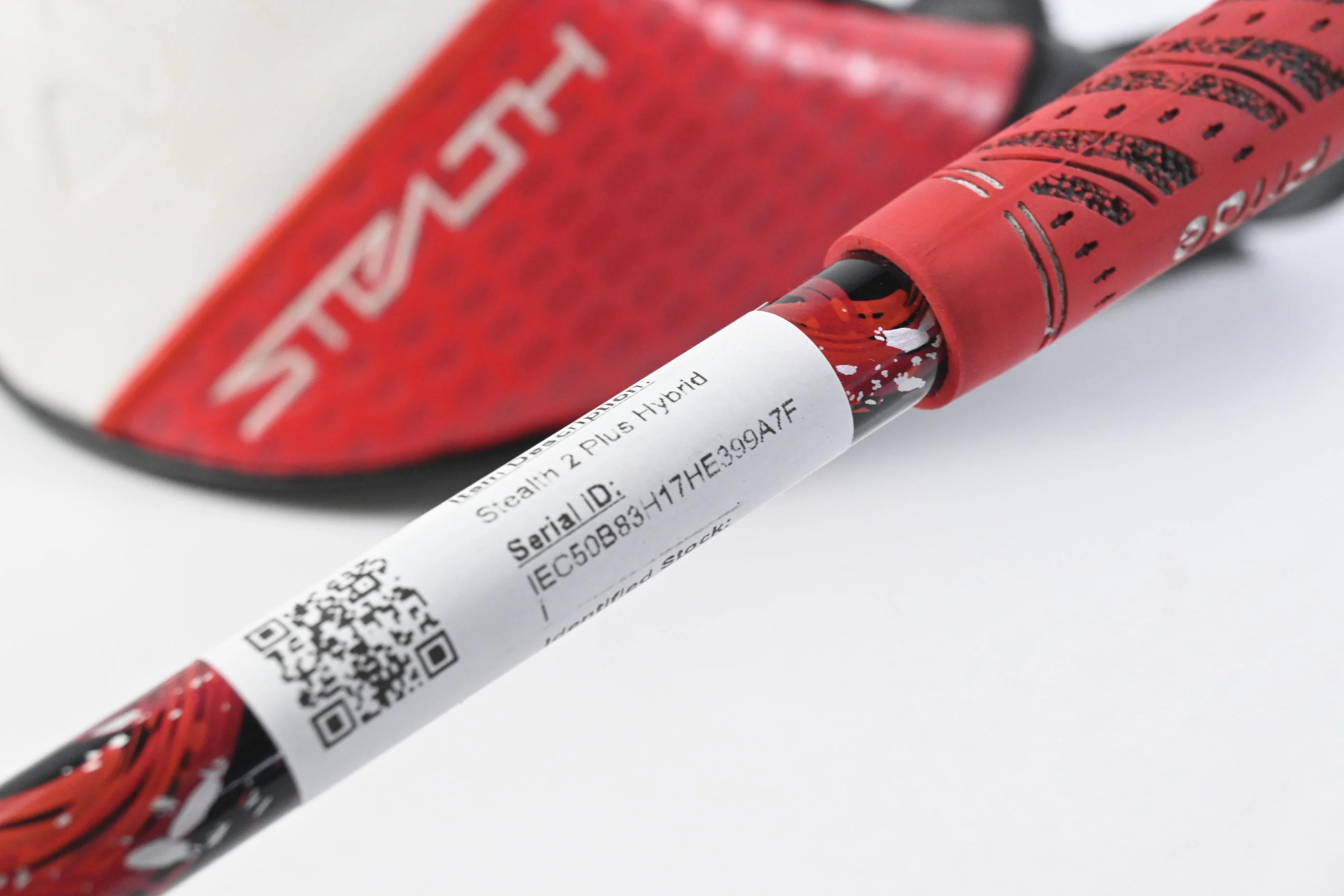 Taylormade Stealth 2 Plus #3 Hybrid / 19.5 Degree / Stiff Flex Kai'li Red 85 Shaft - Image 7
