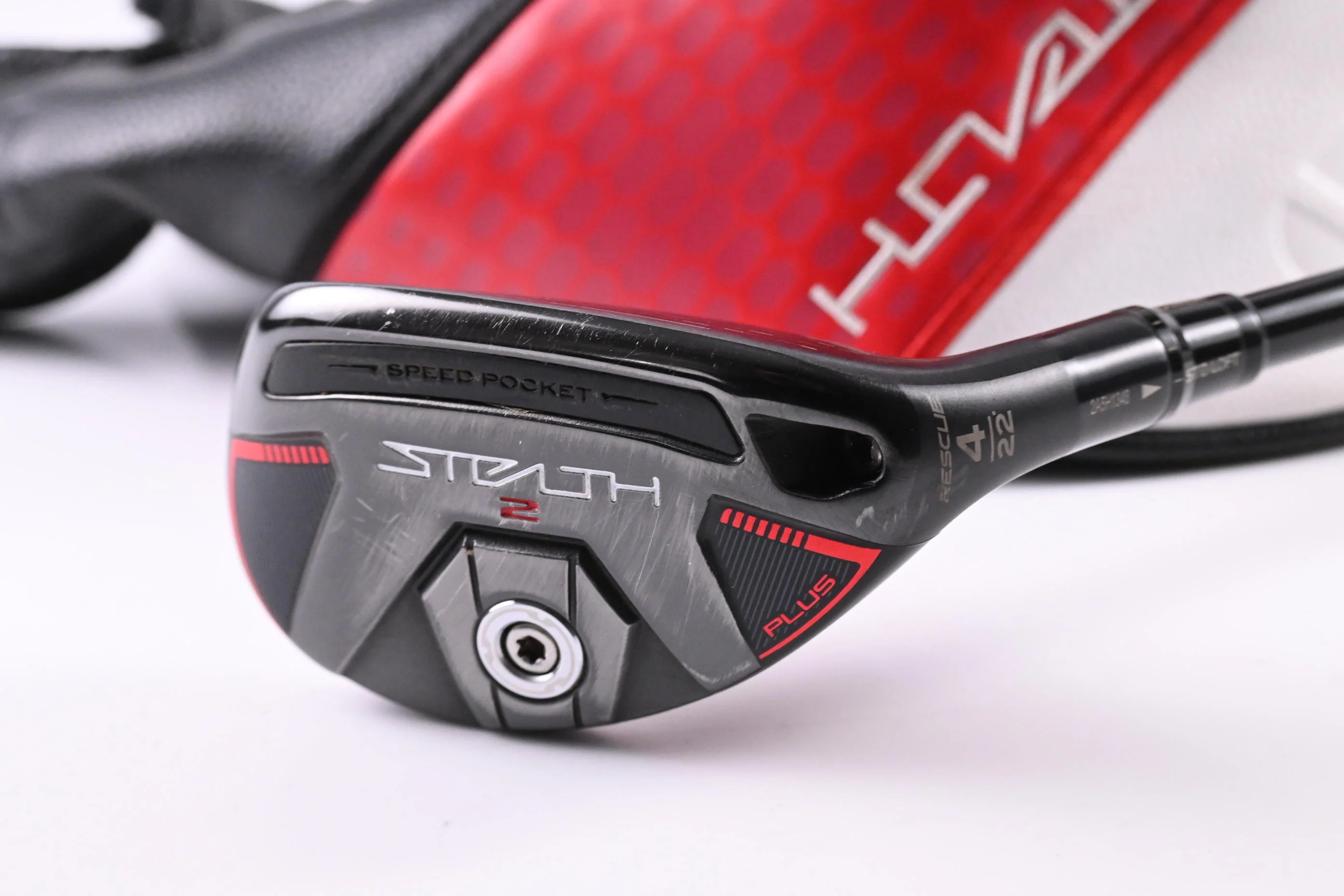 Taylormade Stealth 2 Plus #4 Hybrid / 22 Degree / Regular Flex Kai'li Red 85 - Image 2