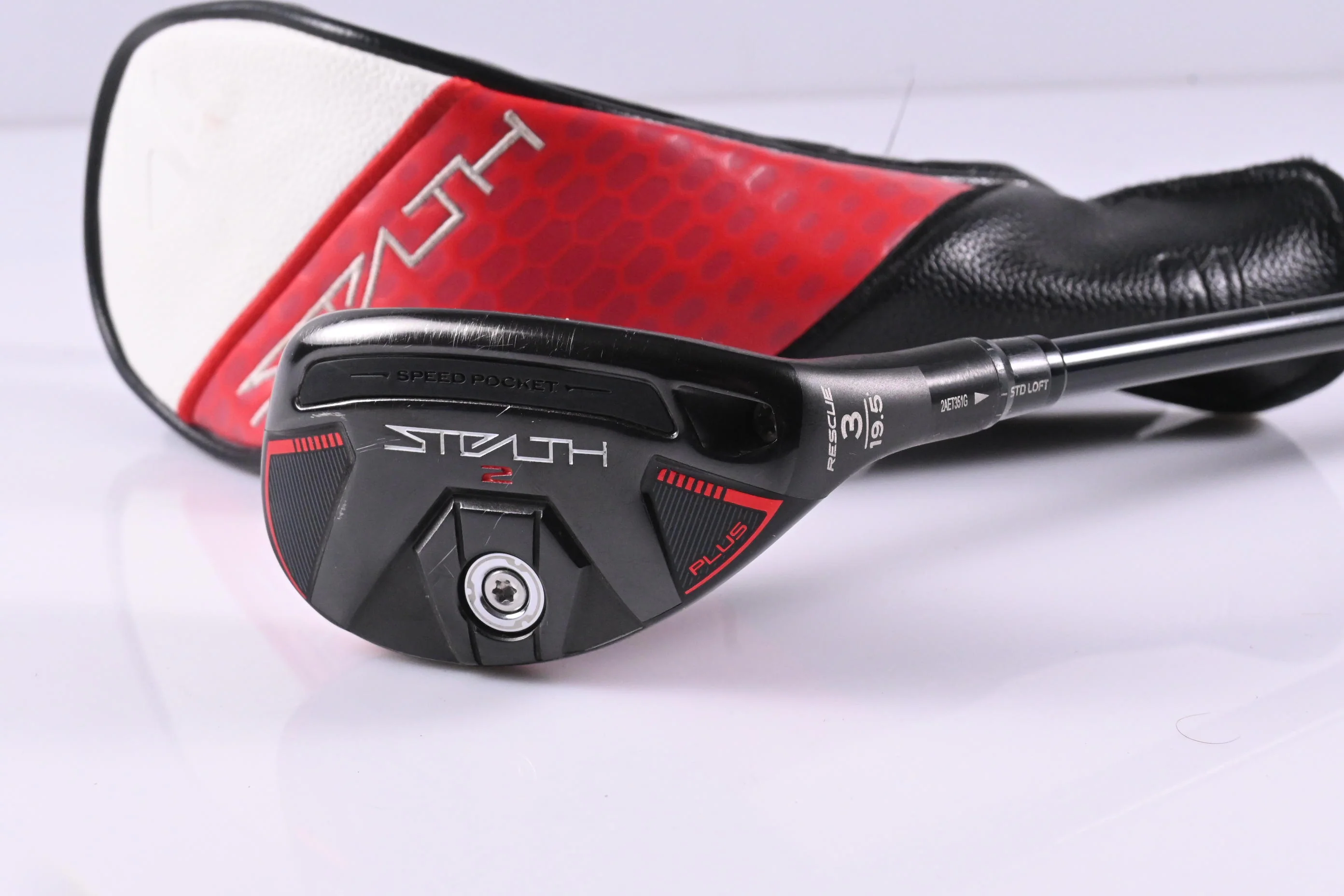 Taylormade Stealth 2 Plus #3 Hybrid / 19.5 Degree / Stiff Flex Kai'li Red 85 Shaft - Image 2