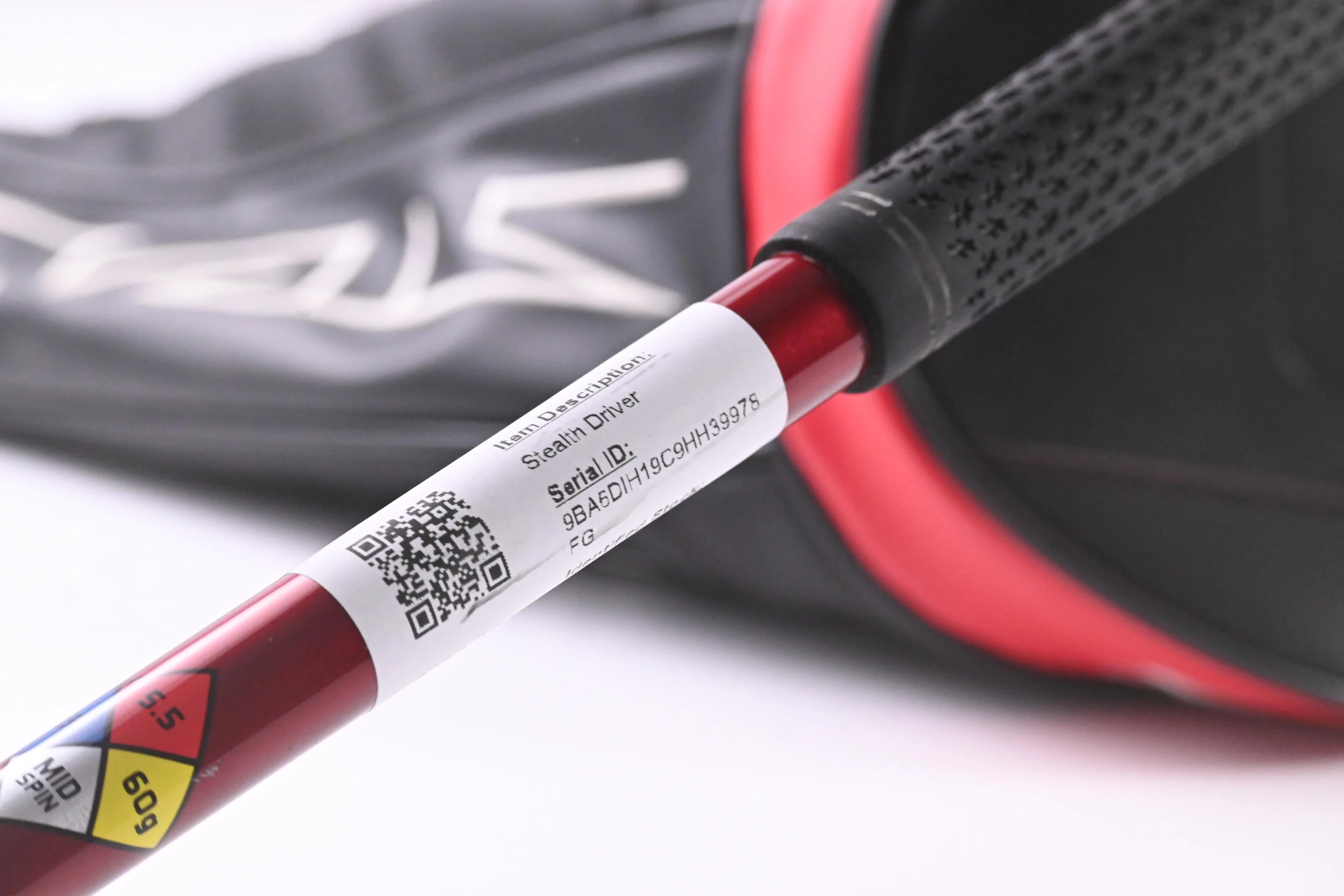 Taylormade Stealth Plus Driver / 10.5 Degree / Regular Flex HZRDUS RDX Smoke Red - Image 7