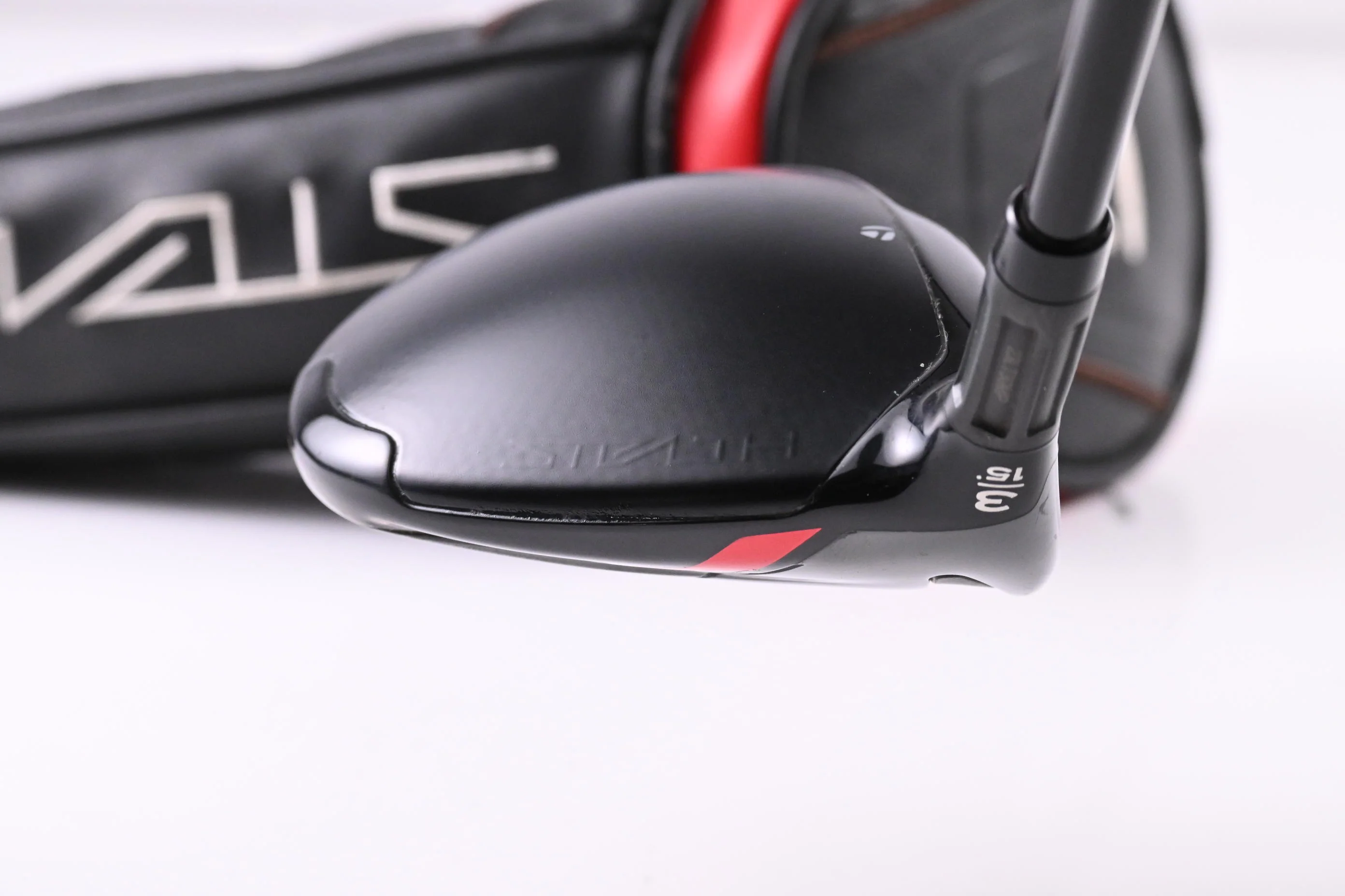 Left Hand Taylormade Stealth #3 Wood / 15 Degree / Stiff Flex HZRDUS Smoke RDX Red 75 Shaft - Image 4