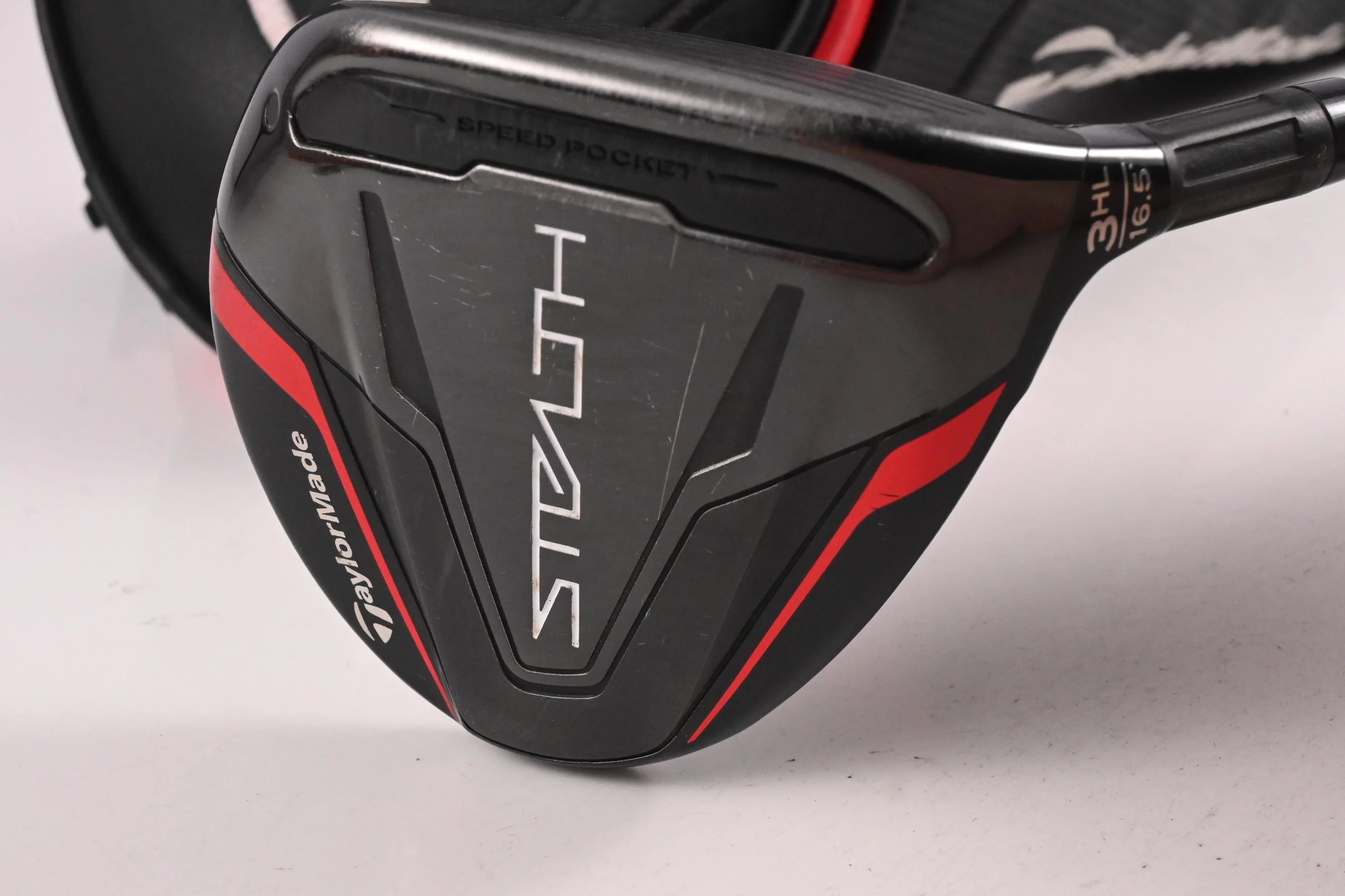 Taylormade Stealth #3 Wood / 16.5 Degree / Stiff Flex Aldila Ascent Red 60 Shaft - Image 2