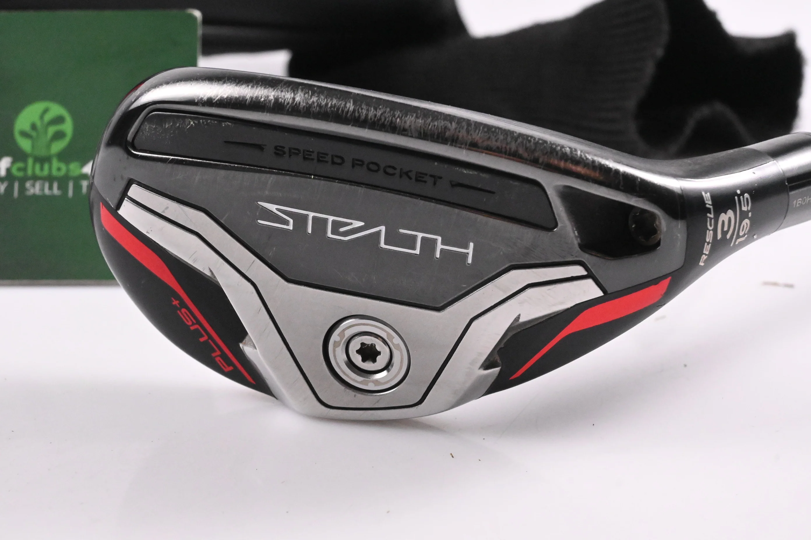 Taylormade Stealth Plus #3 Hybrid / 19.5 Degree / Stiff Flex HZRDUS Smoke RDX - Image 2