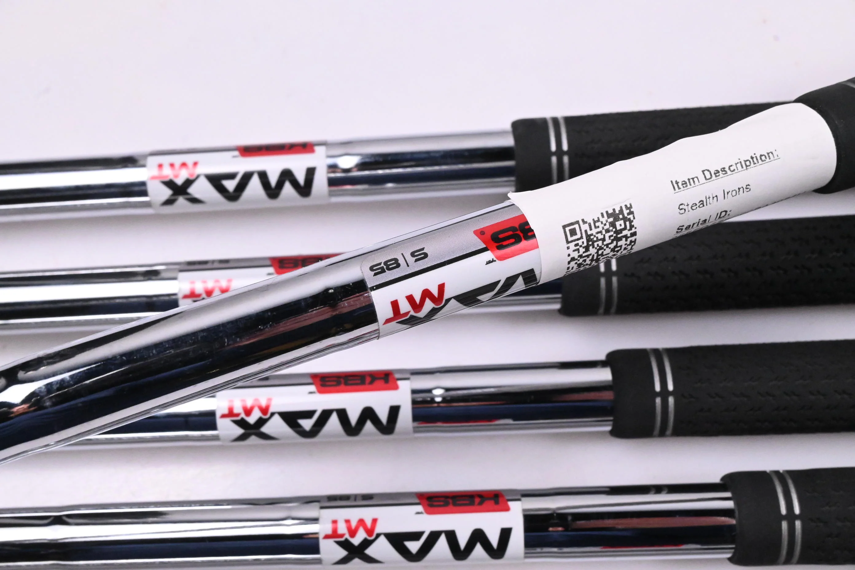 Taylormade Stealth Irons / 4-PW / Stiff Flex KBS Max MT 85 Shafts - Image 5
