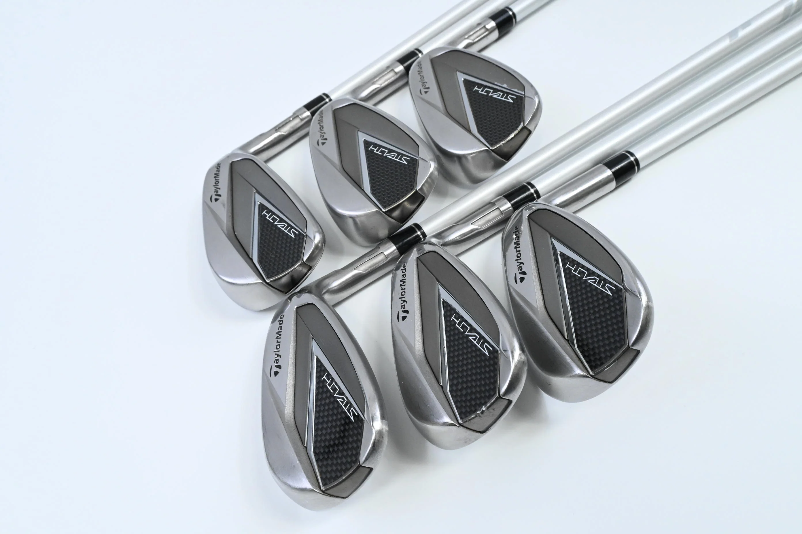 Ladies Taylormade Stealth Irons / 7-PW+AW+SW / Ladies Flex Aldila Ascent 45 - Image 2