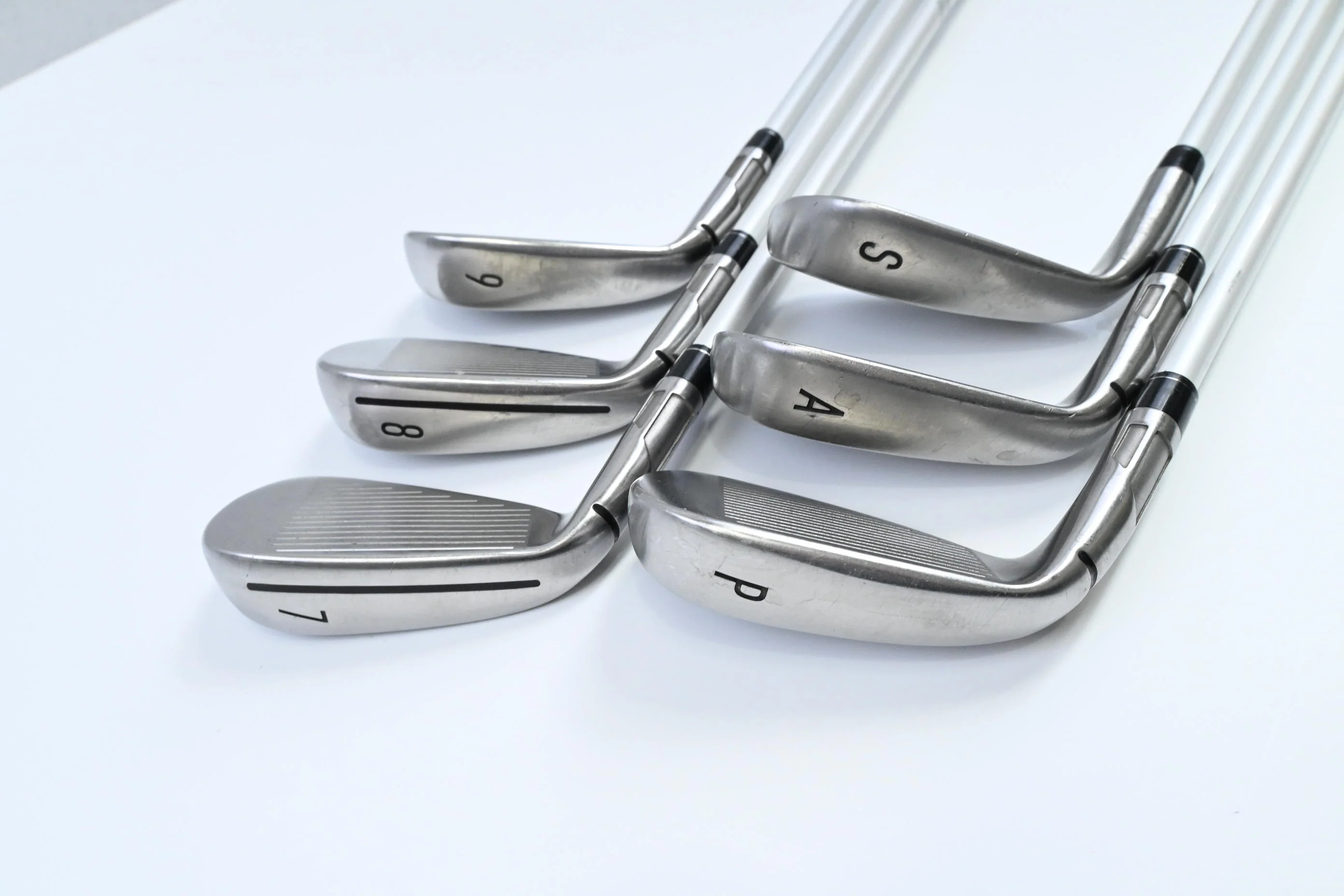 Ladies Taylormade Stealth Irons / 7-PW+AW+SW / Ladies Flex Aldila Ascent 45 - Image 4