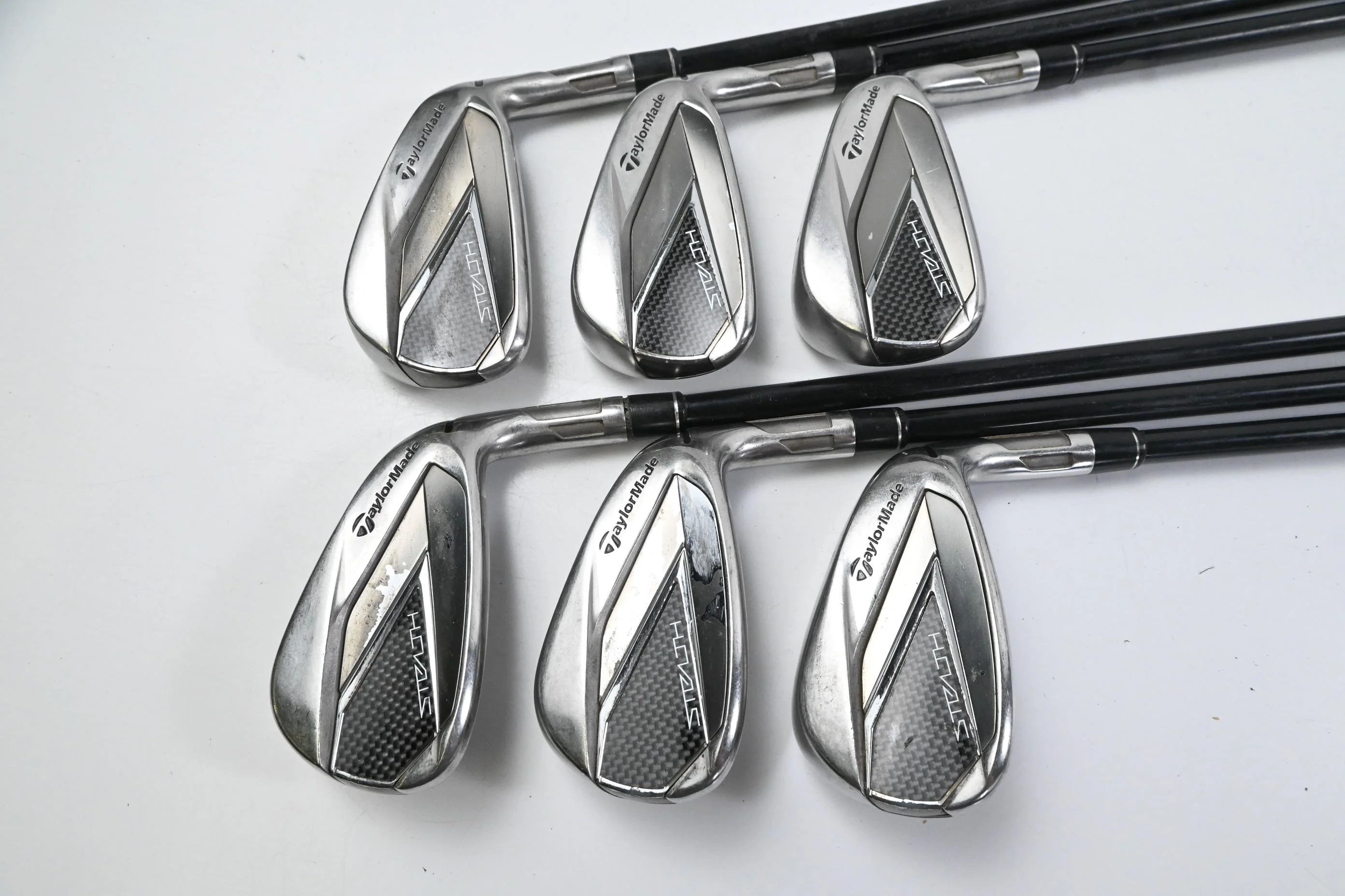 Taylormade Stealth Irons / 5-PW / Stiff Flex Fujikura Ventus Red 7 Shafts - Image 2