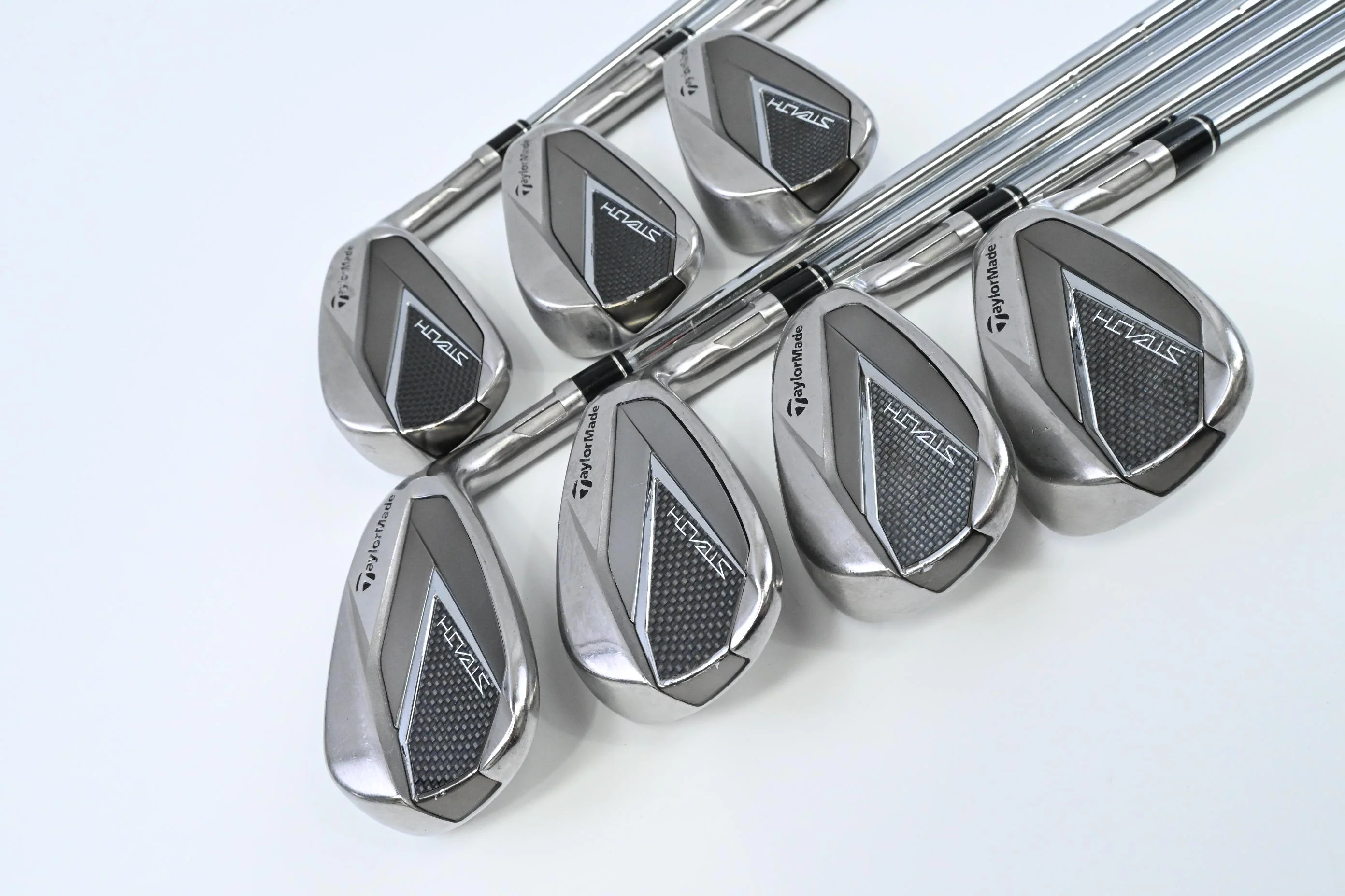 Taylormade Stealth Irons / 5-PW+AW / Regular Flex KBS Tour Lite Shafts - Image 2