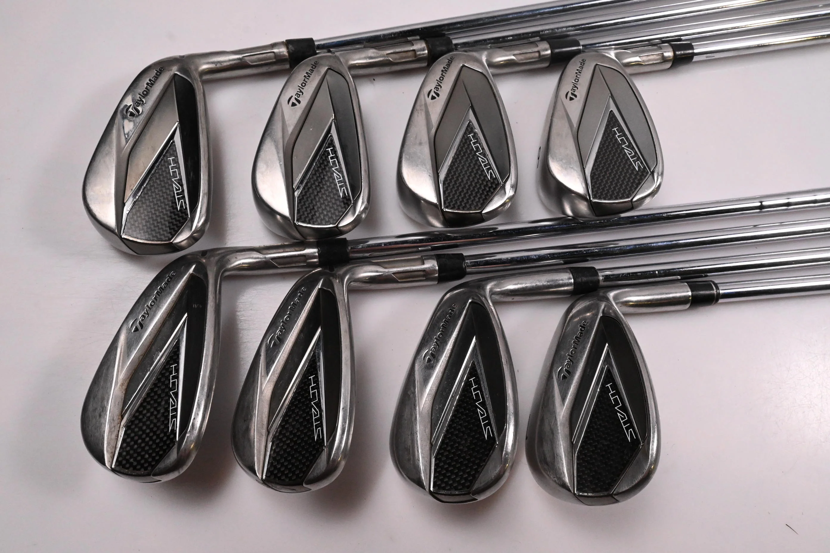 Taylormade Stealth Irons / 6-PW+GW+SW+LW / Regular Flex KBS MAX 80 Shafts - Image 2