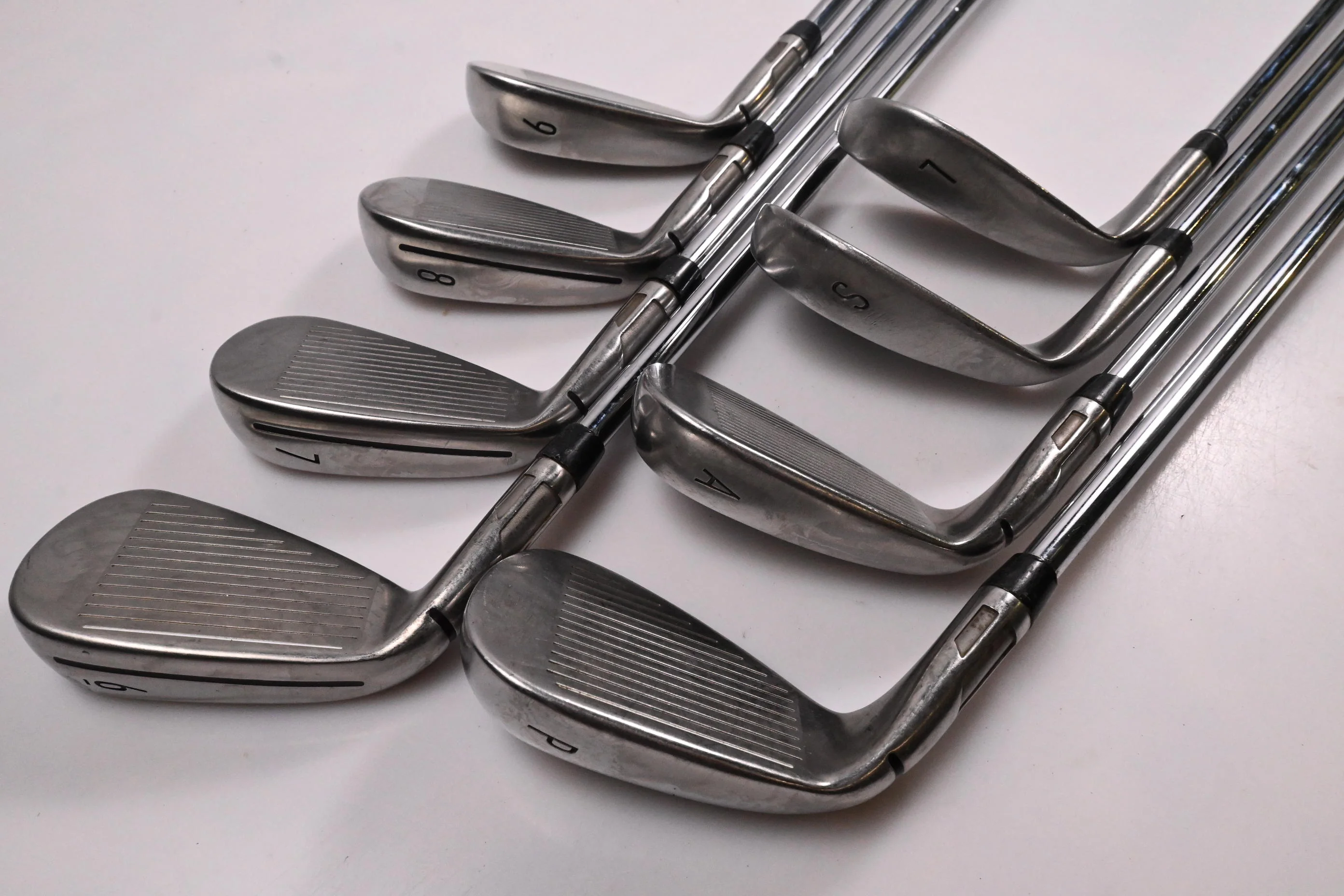Taylormade Stealth Irons / 6-PW+GW+SW+LW / Regular Flex KBS MAX 80 Shafts - Image 4