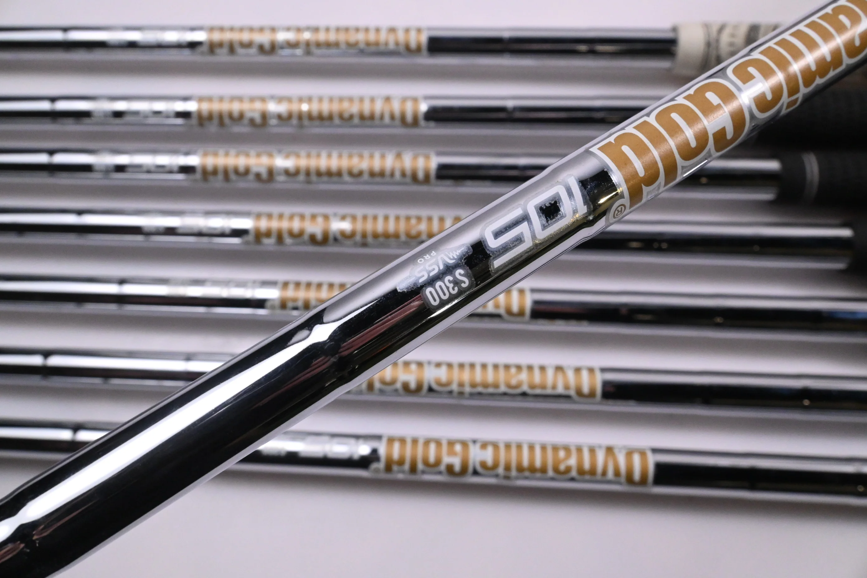 Taylormade Stealth Irons / 4-PW+GW / Stiff Flex Dynamic Gold 105 S300 Shafts - Image 5