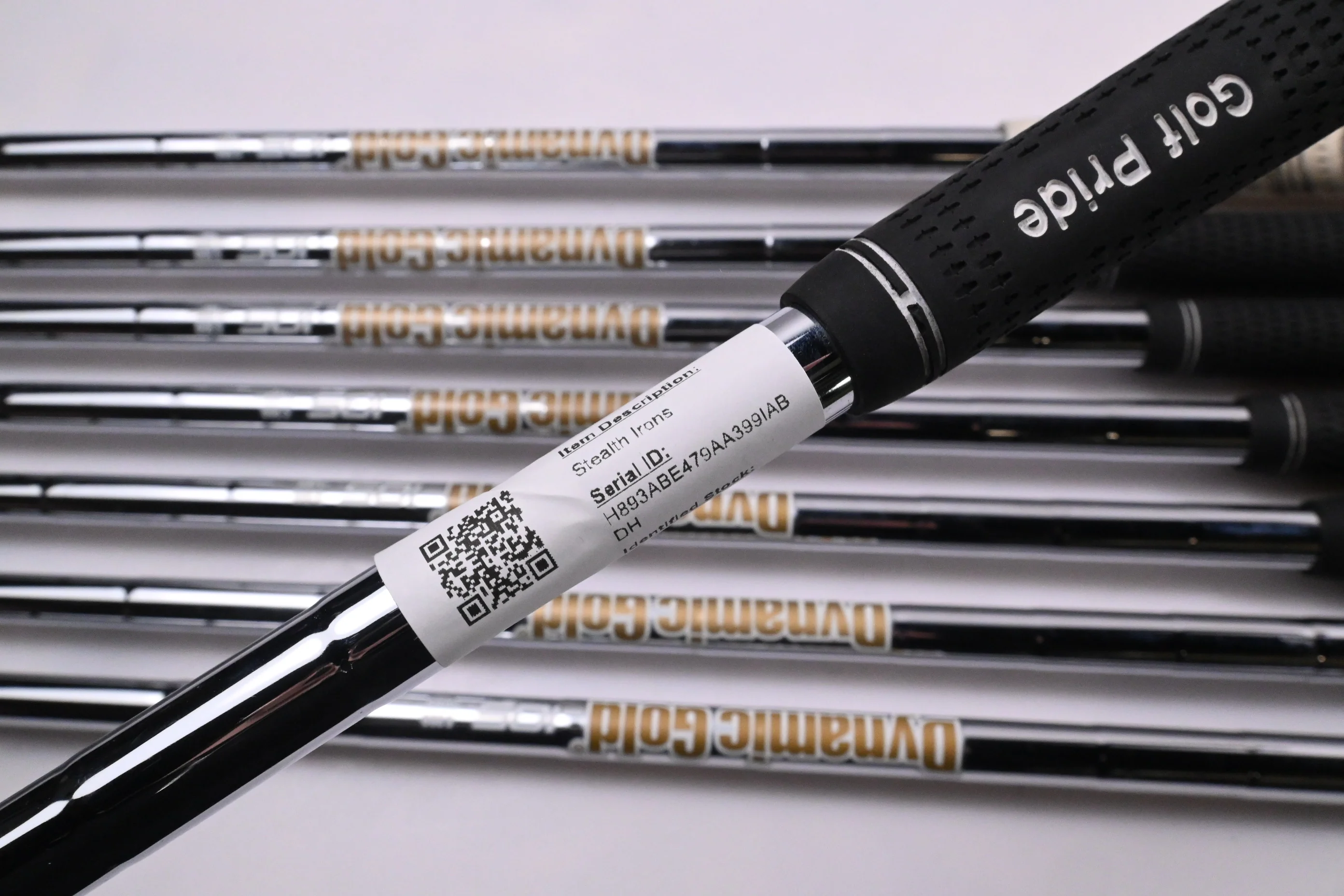 Taylormade Stealth Irons / 4-PW+GW / Stiff Flex Dynamic Gold 105 S300 Shafts - Image 6