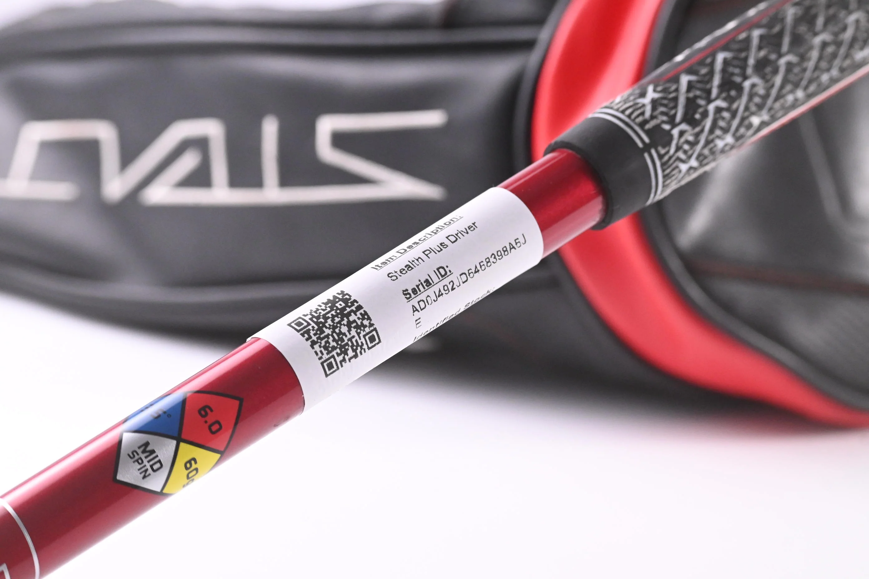 Taylormade Stealth Plus Driver / 9 Degree / Stiff Flex HZRDUS Smoke RDX Red 60 - Image 7