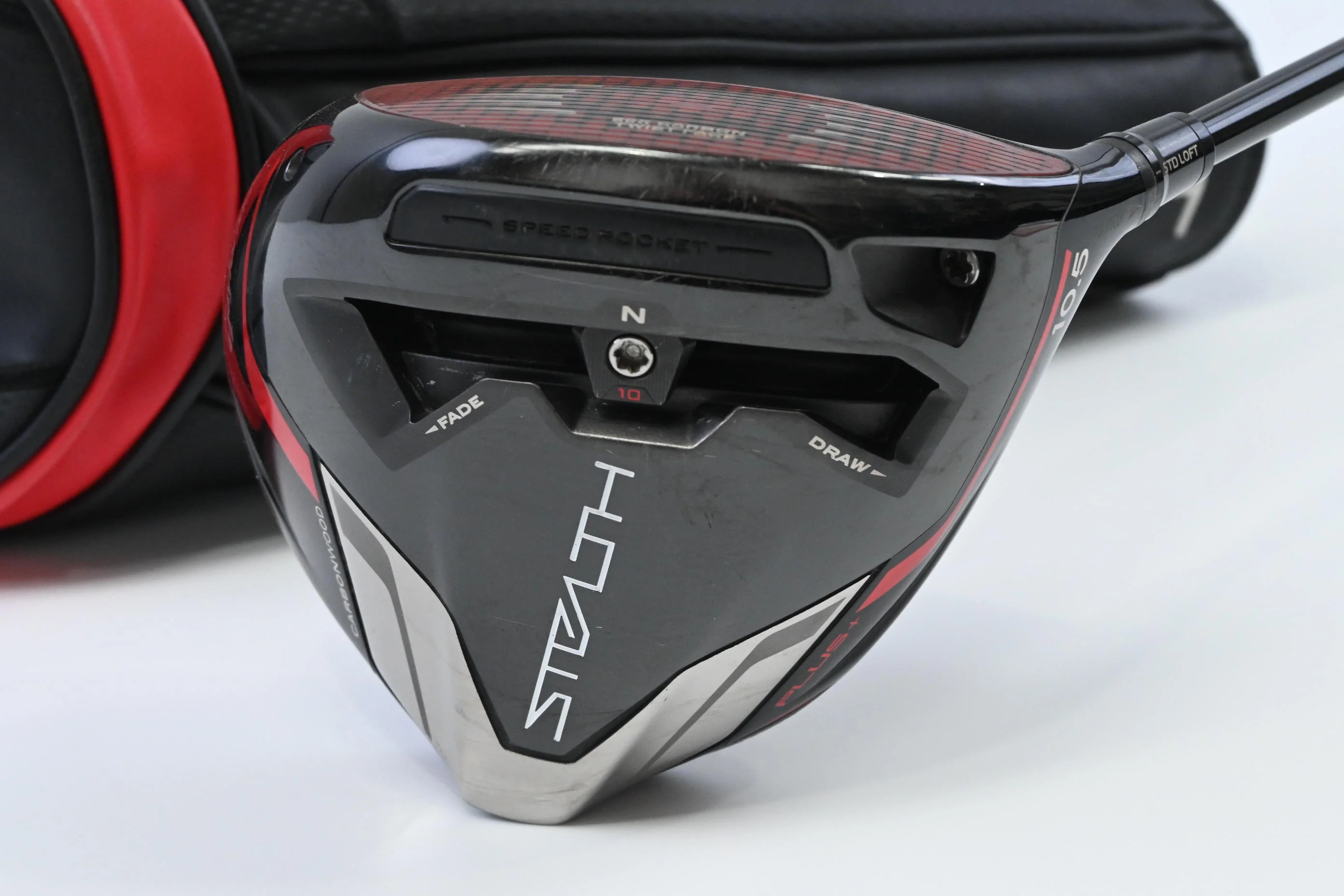 Taylormade Stealth Plus Driver / 10.5 / Stiff Flex HZRDUS RDX Smoke Red 60 - Image 2