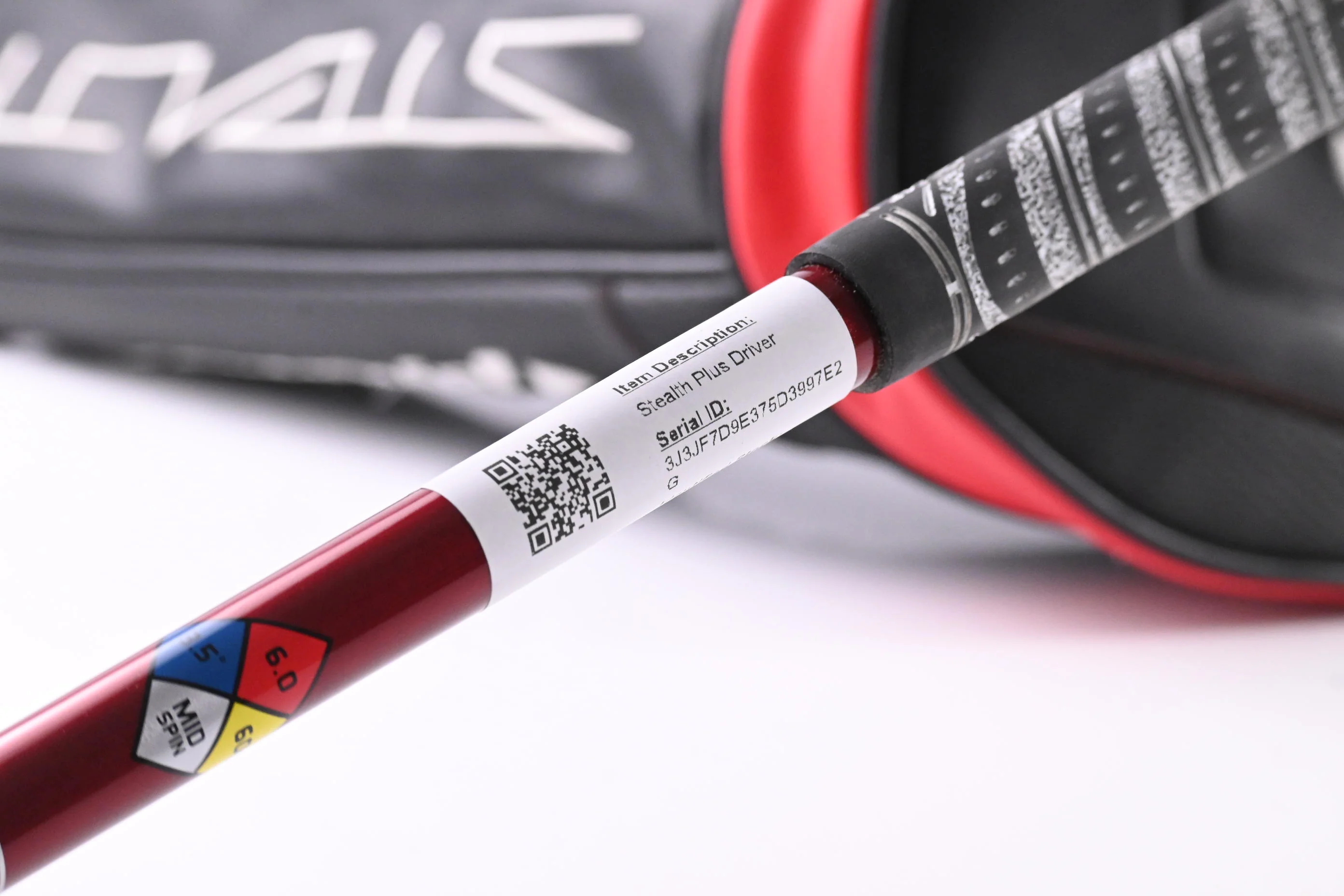 Taylormade Stealth Plus Driver / 9 Degree / Stiff Flex HZRDUS Smoke Red RDX 60 - Image 7