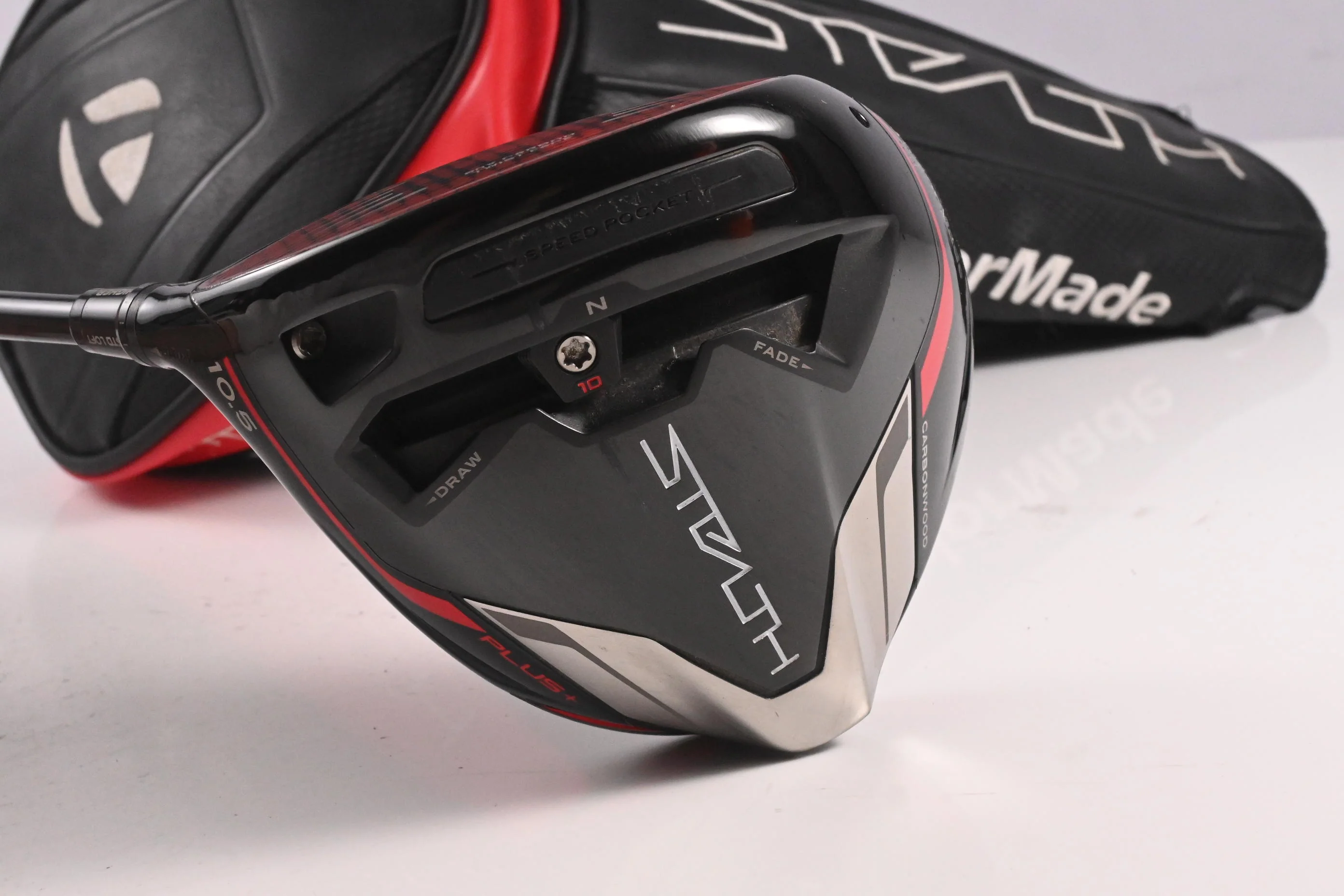 Left Hand Taylormade Stealth Plus Driver / 10.5 Degree / Stiff Flex Tensei CK Orange 70 - Image 2