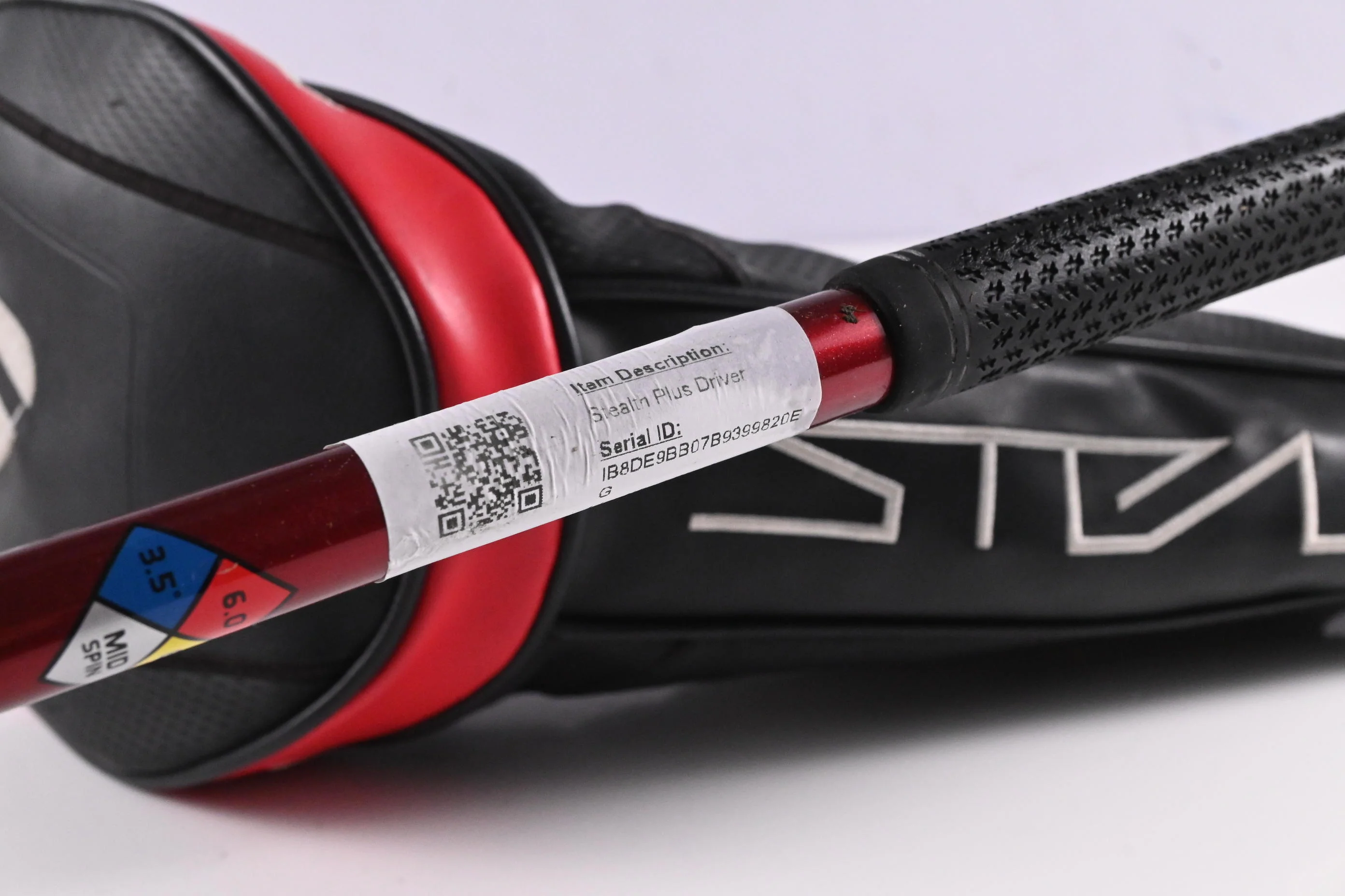 Taylormade Stealth Plus Driver / 10.5 Degree / Stiff Flex HZRDUS RDX Smoke Red - Image 7