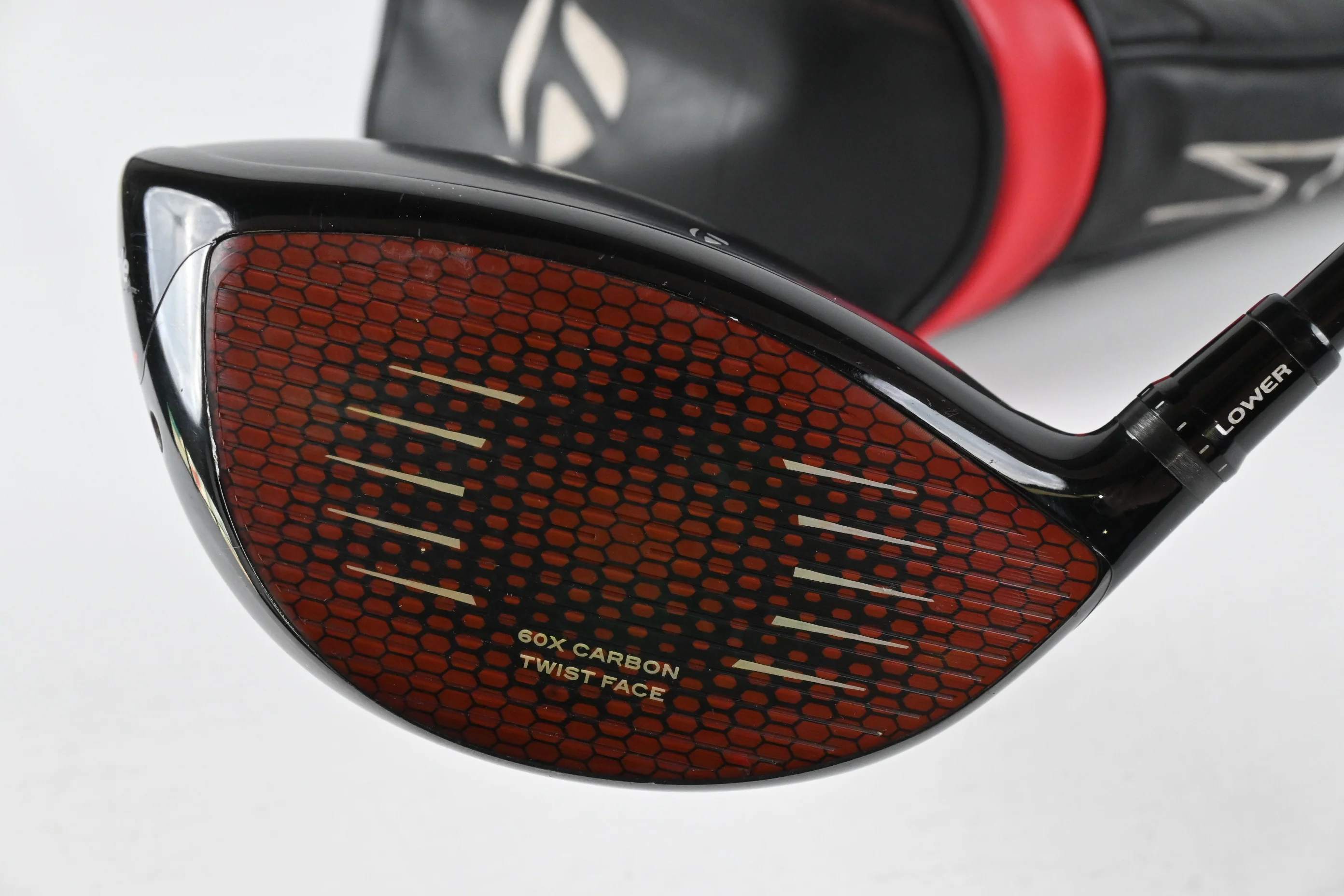 Taylormade Stealth Plus Driver / 10.5 Degree / Stiff Flex Hzrdus Smoke Red RDX 60 - Image 4