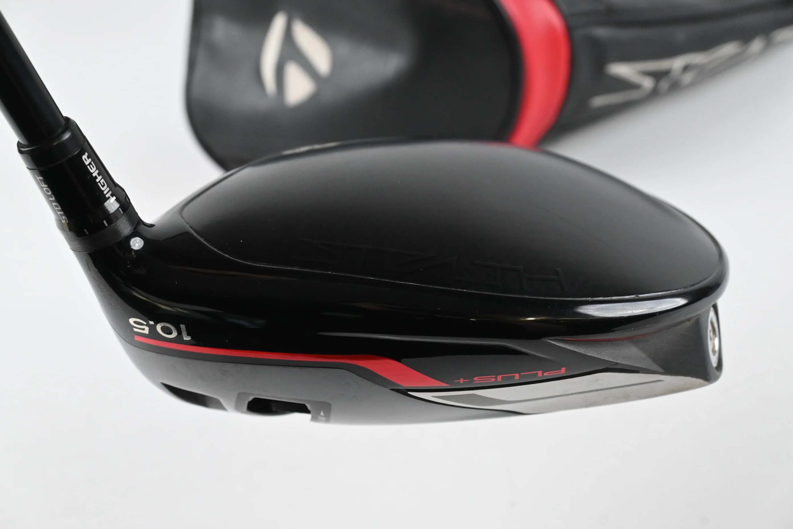 Taylormade Stealth Plus Driver / 10.5 Degree / Stiff Flex Hzrdus Smoke Red RDX 60 - Image 5