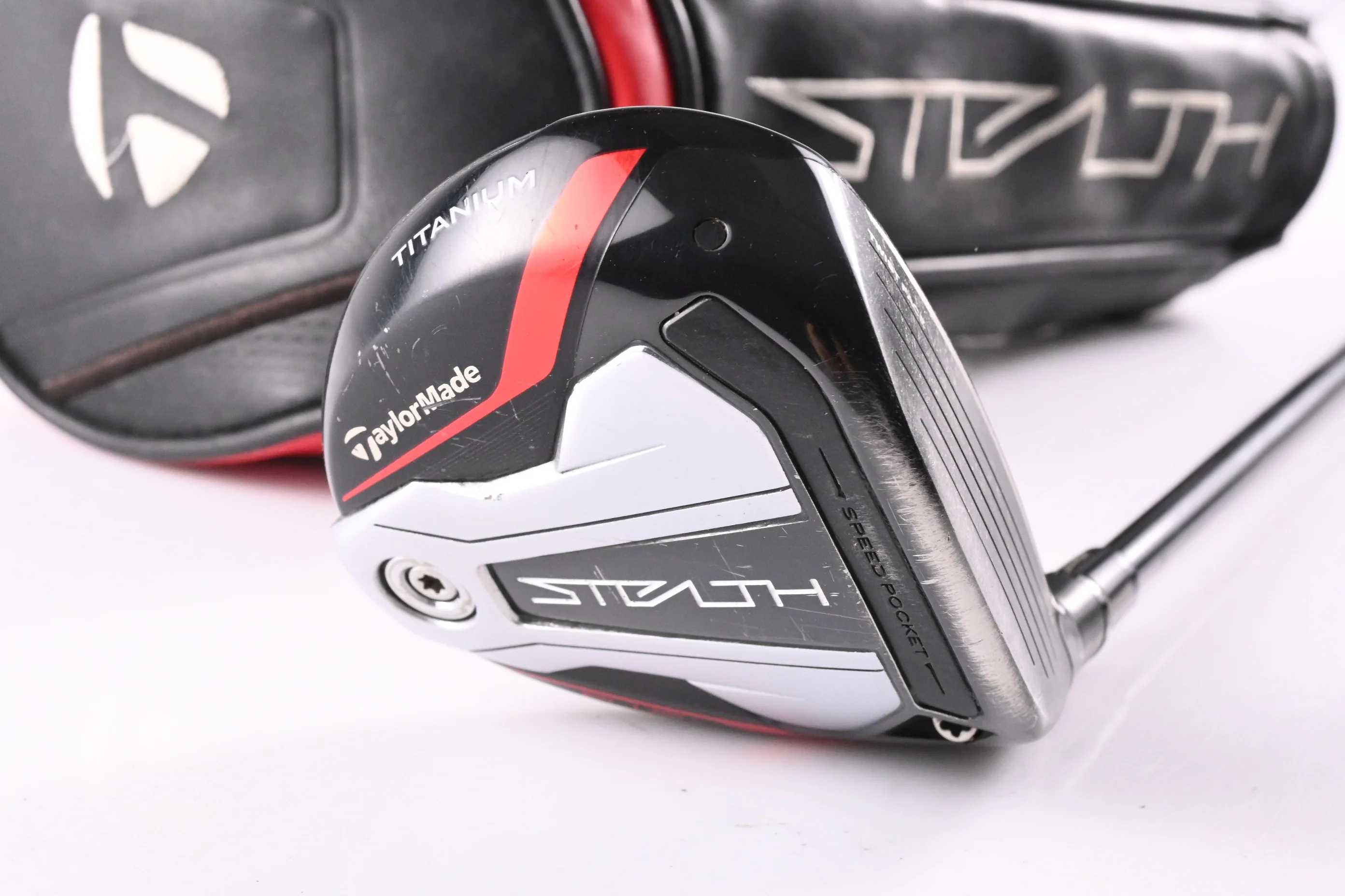 Taylormade Stealth Plus #3 Wood / 15 Degree / Stiff Flex HZRDUS Red 75 Shaft