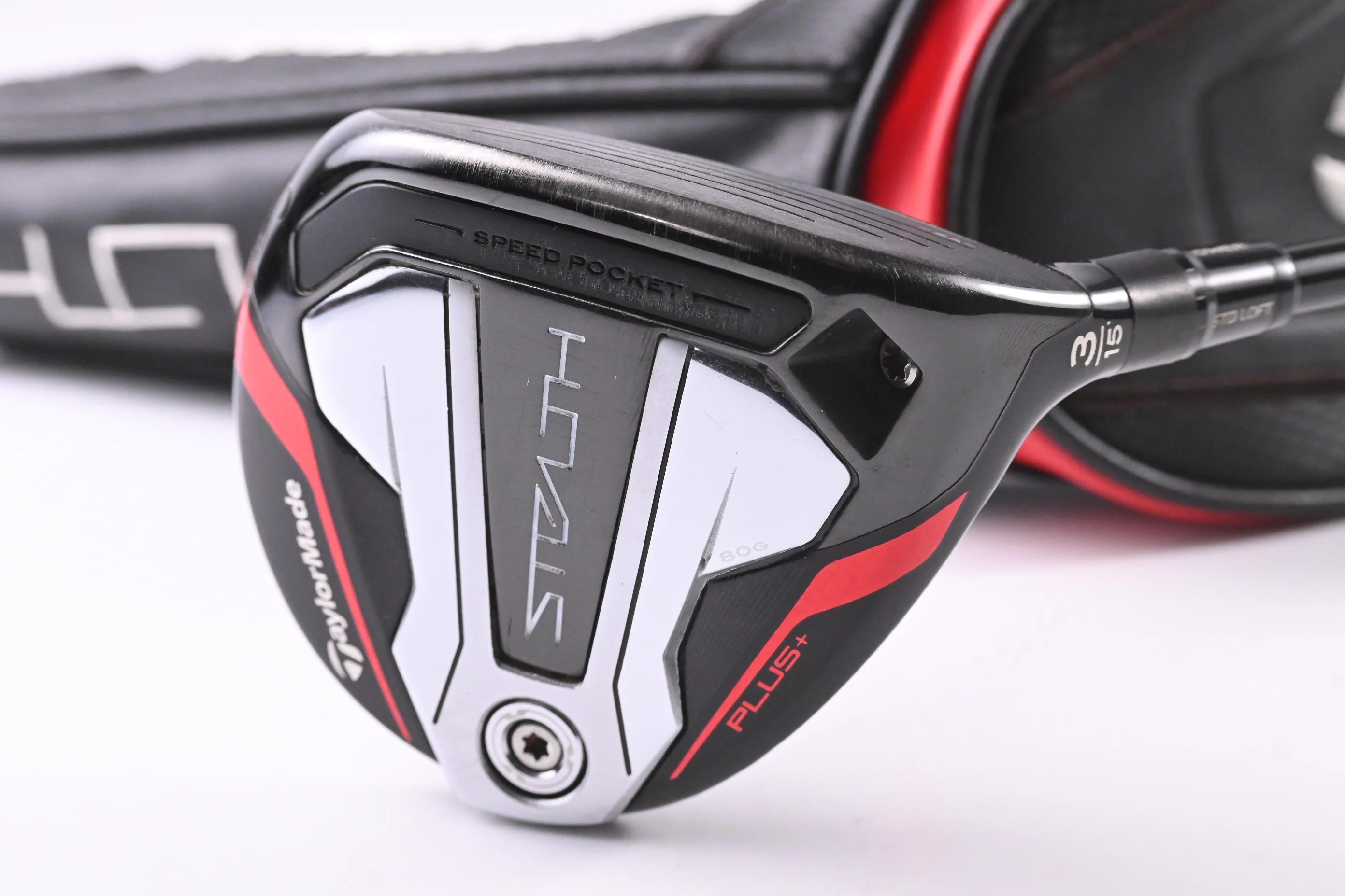 Taylormade Stealth Plus #3 Wood / 15 Degrees / Stiff Flex HZRDUS RDX Red 75 - Image 2