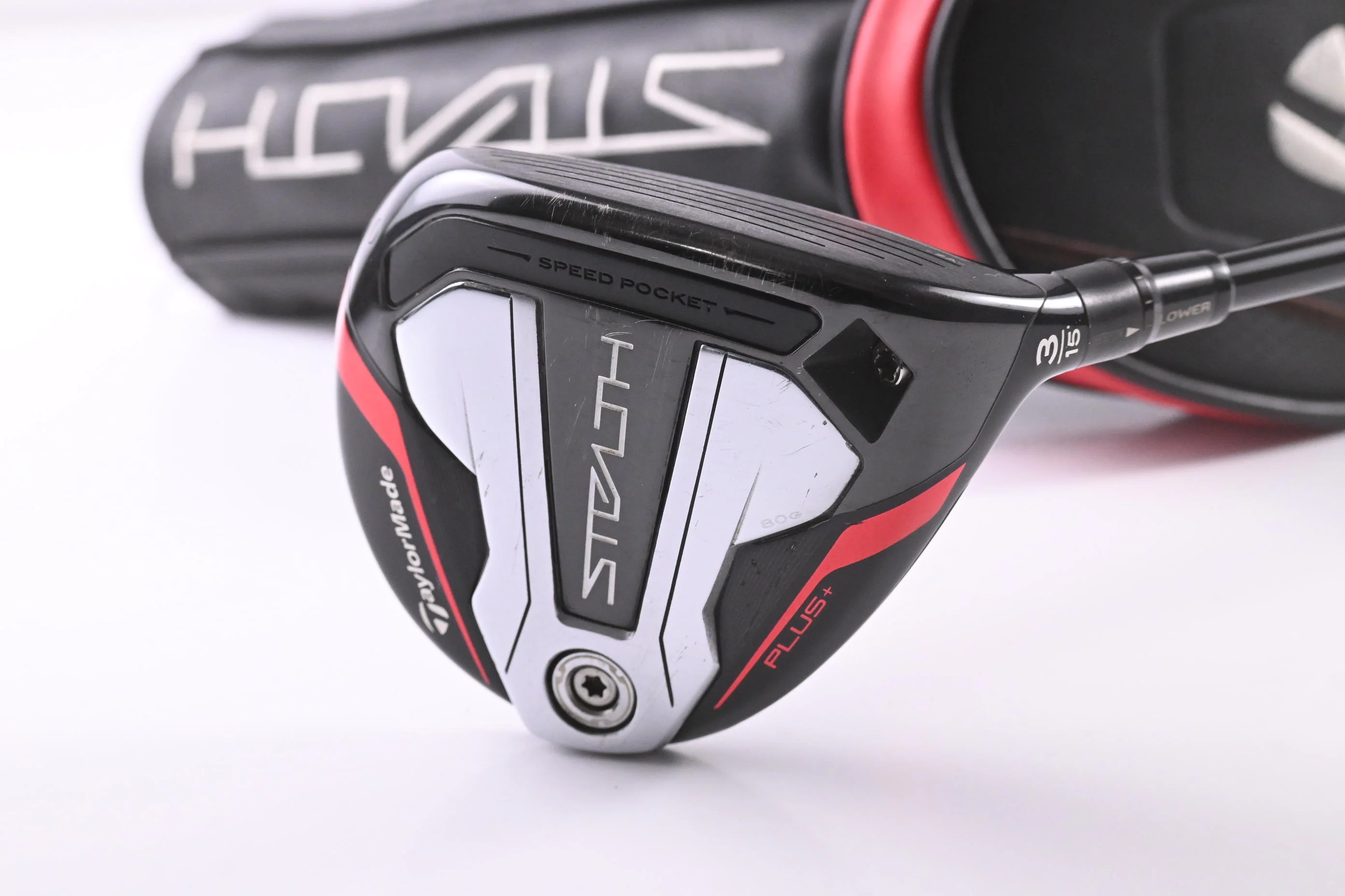 Taylormade Stealth Plus #3 Wood / 15 Degree / Stiff Flex HZRDUS Smoke Red RDX 75 - Image 2