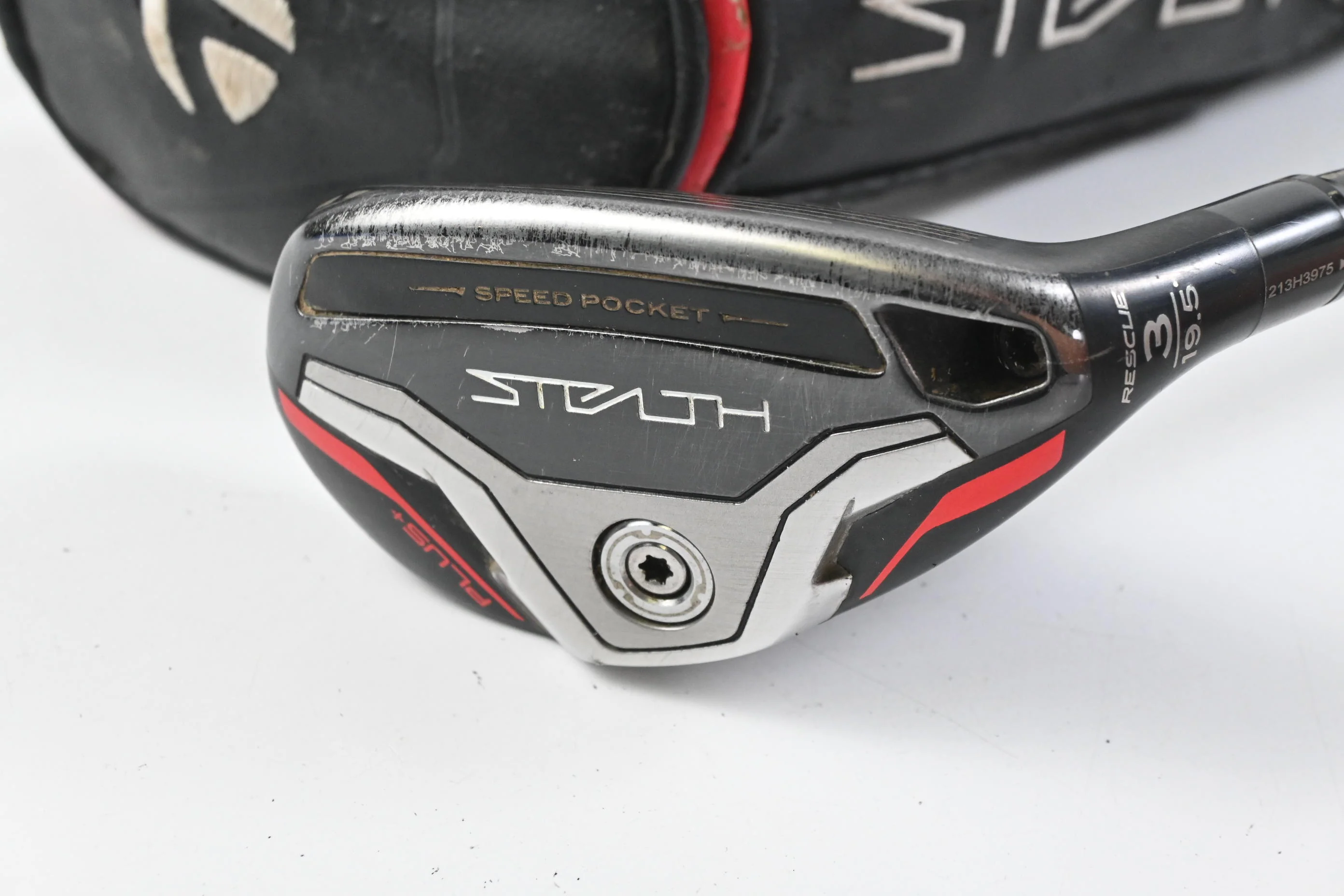 Taylormade Stealth Plus #3 Hybrid / 19.5 Degree / Stiff Flex Hzrdus Smoke RDX 80 - Image 2