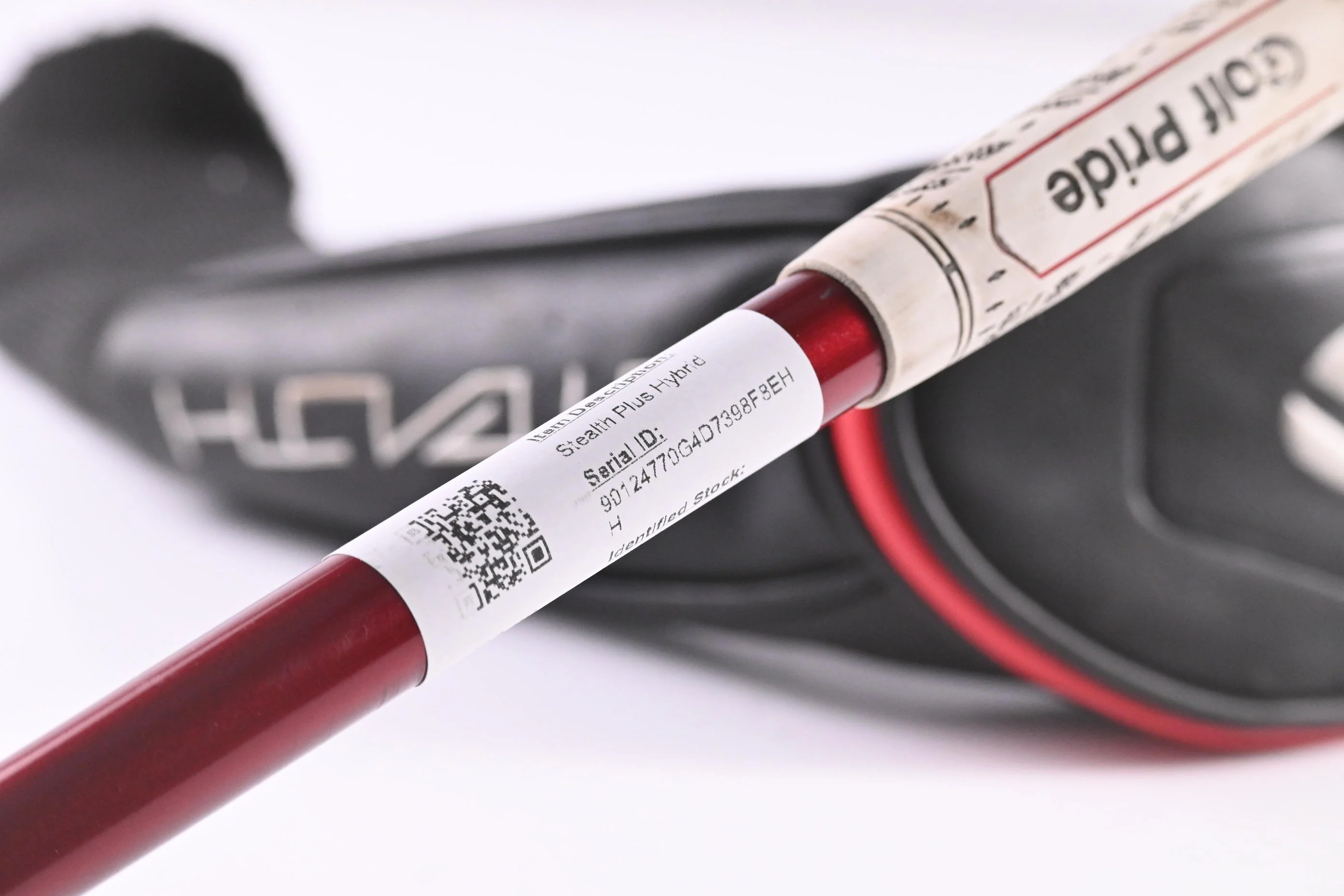 Taylormade Stealth Plus #4 Hybrid / 22 Degree / Regular Flex HZRDUS Smoke Red 70 - Image 7