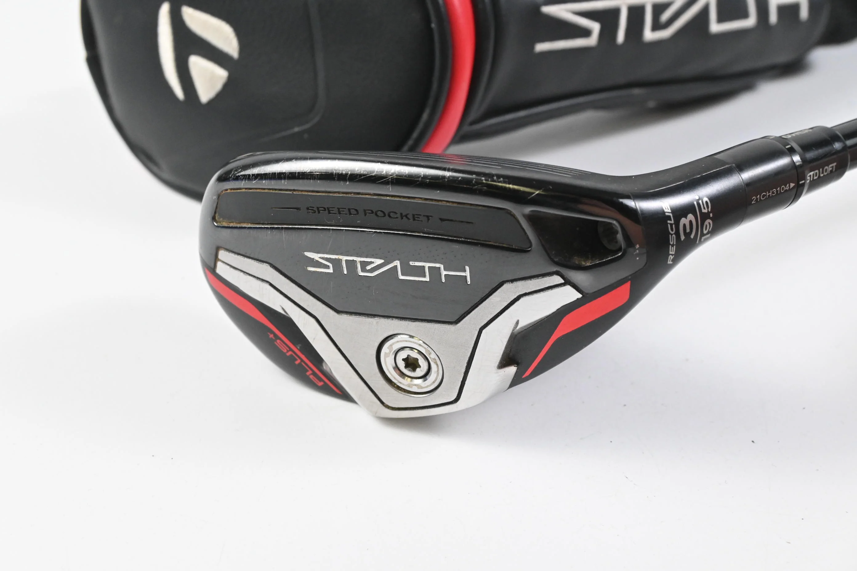 Taylormade Stealth Plus #3 Hybrid / 19.5 Degree / Stiff Flex Hzrdus Smoke RDX 80 - Image 2