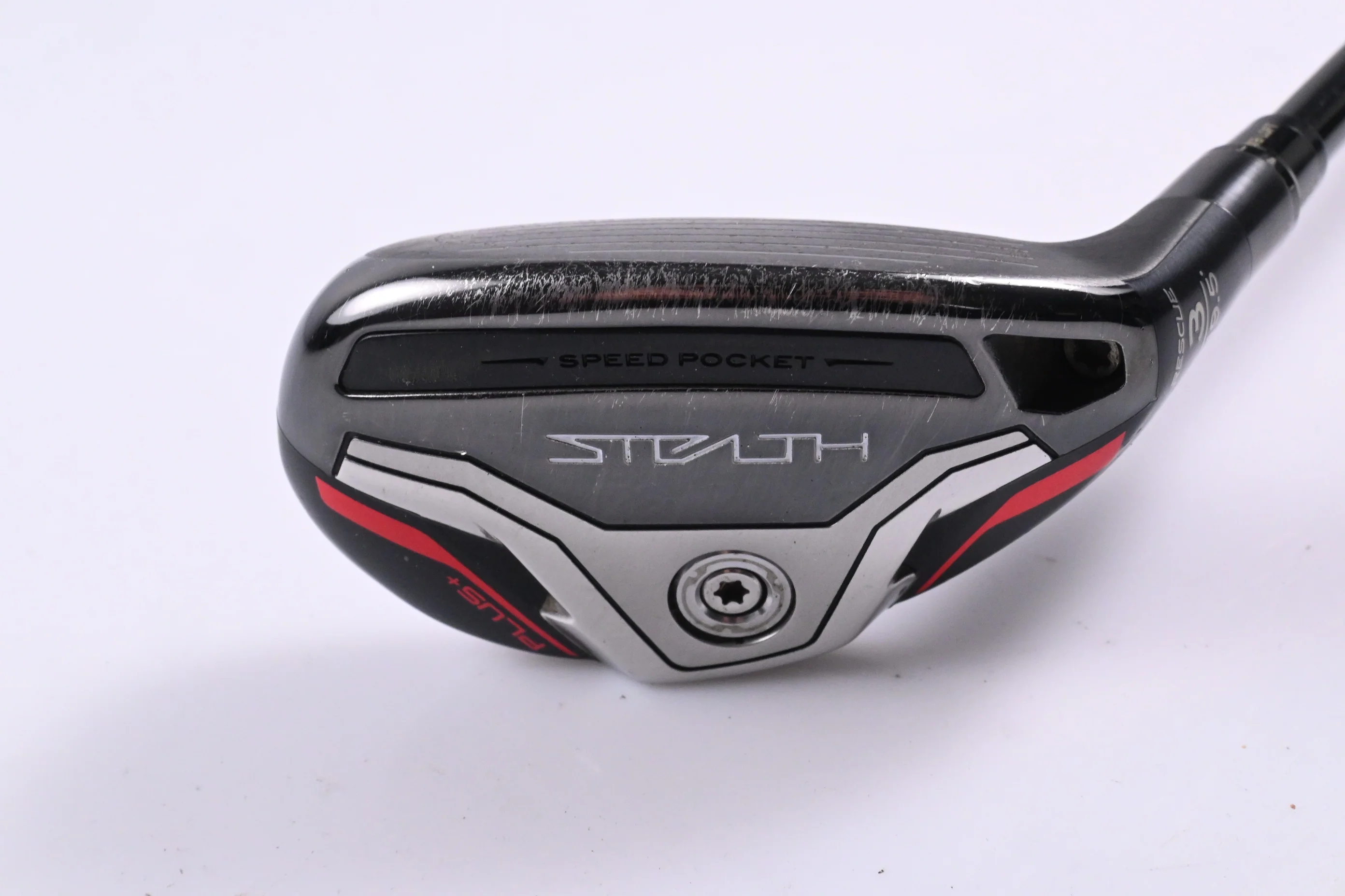 Taylormade Stealth Plus #3 Hybrid / 19.5 Degree / Stiff Flex HZRDUS RDX Smoke 80 - Image 2