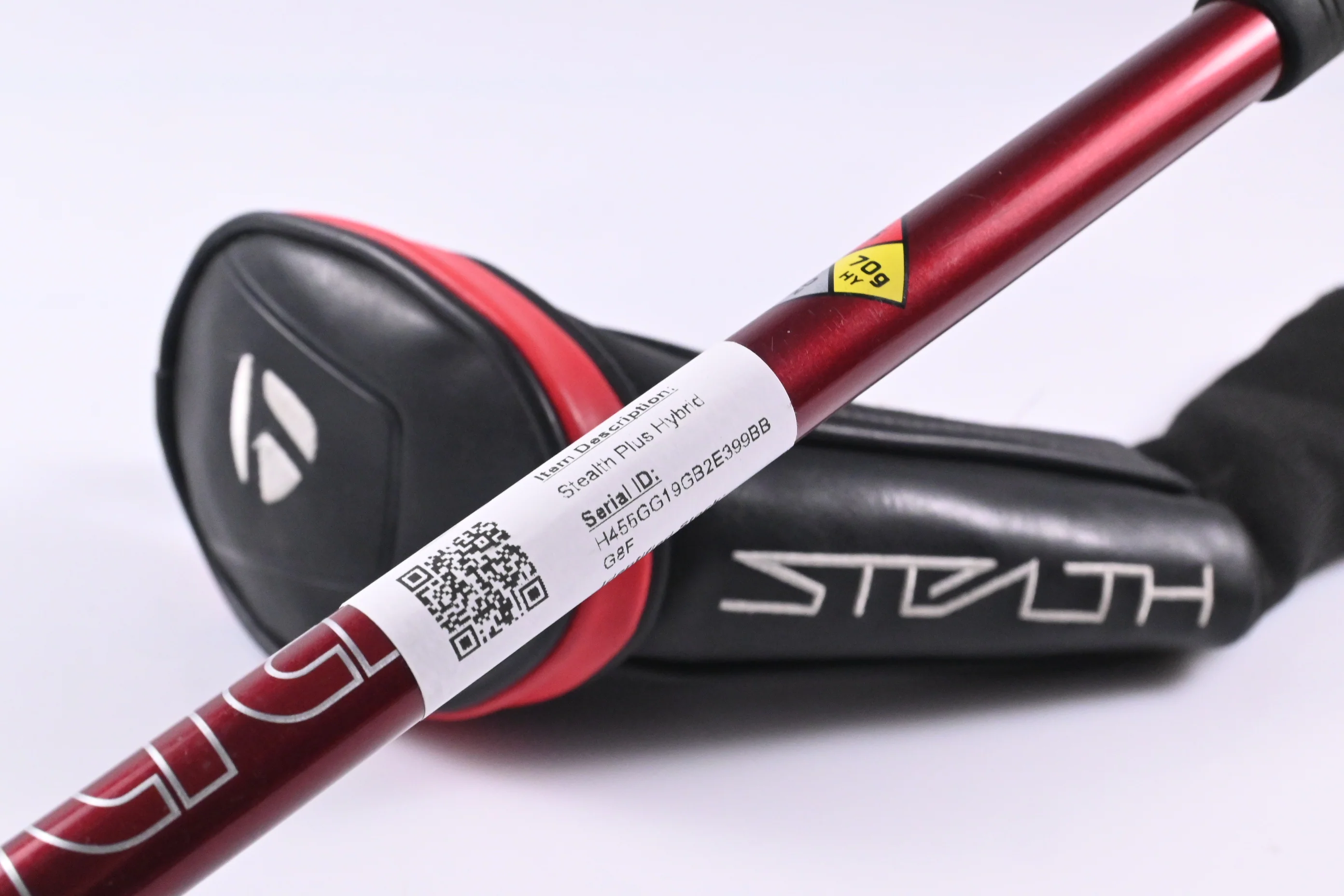 Taylormade Stealth Plus #4 Hybrid / 22 Degree / Regular Flex HZRDUS Smoke Red - Image 7