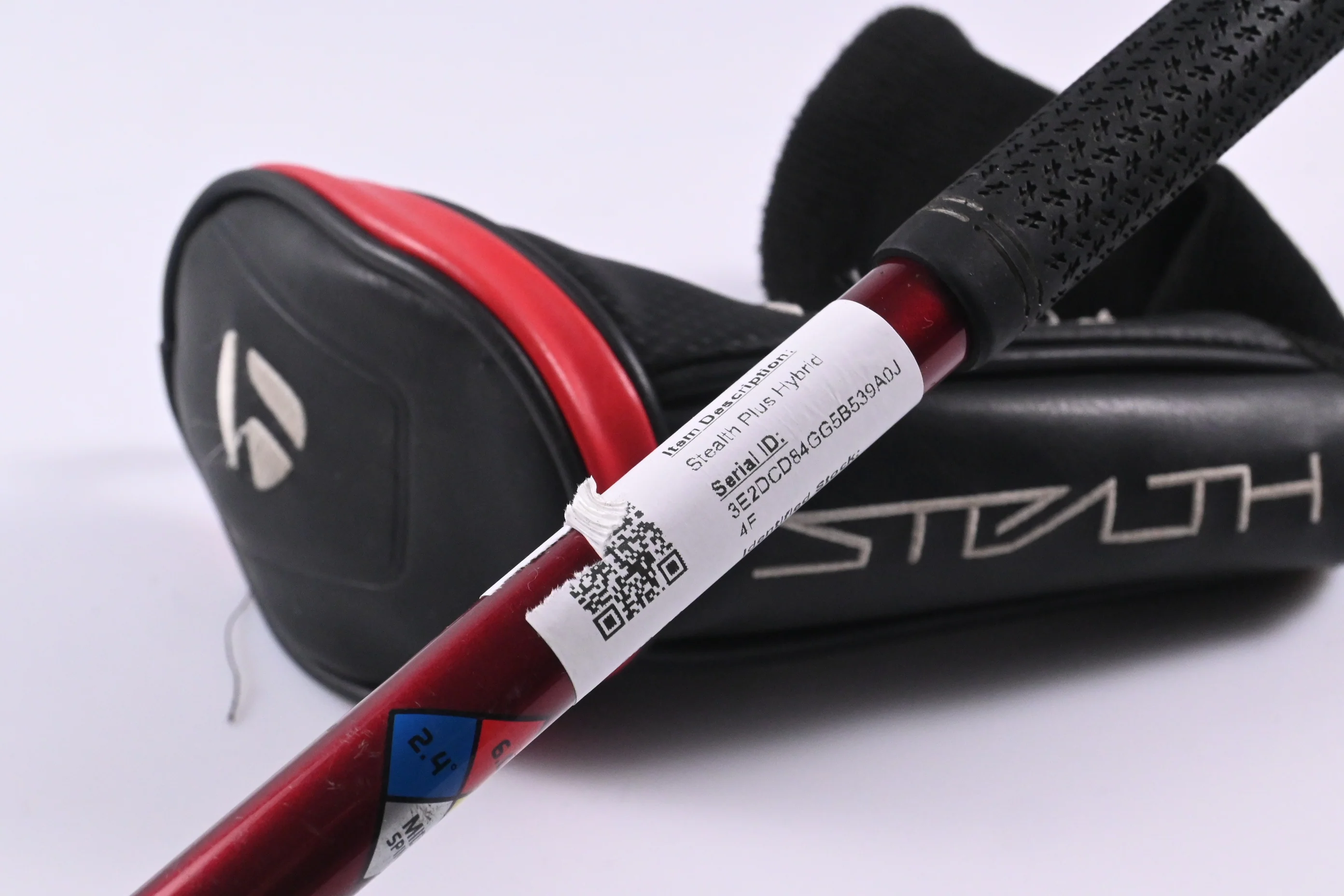 Taylormade Stealth Plus #3 Hybrid / 19.5 Degree / Stiff Flex HZRDUS Smoke Red - Image 7