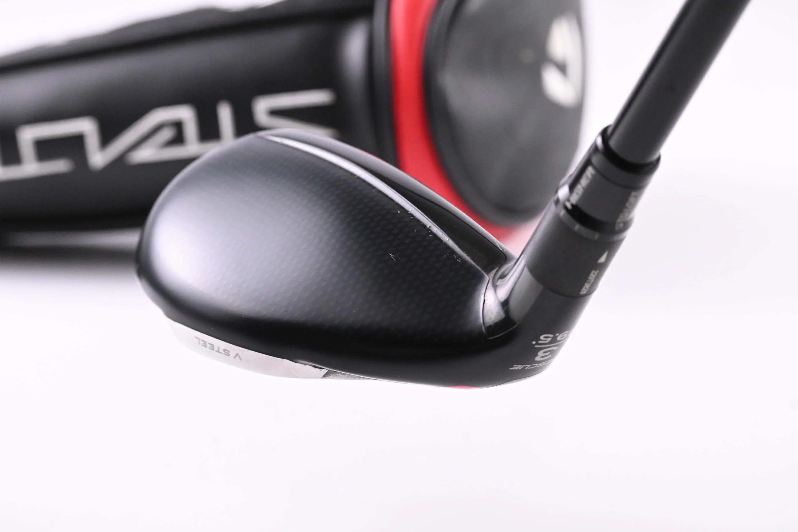 Taylormade Stealth Plus #3 Hybrid / 19.5 Degree / Stiff Flex HZRDUS Smoke RDX Red 80 - Image 5