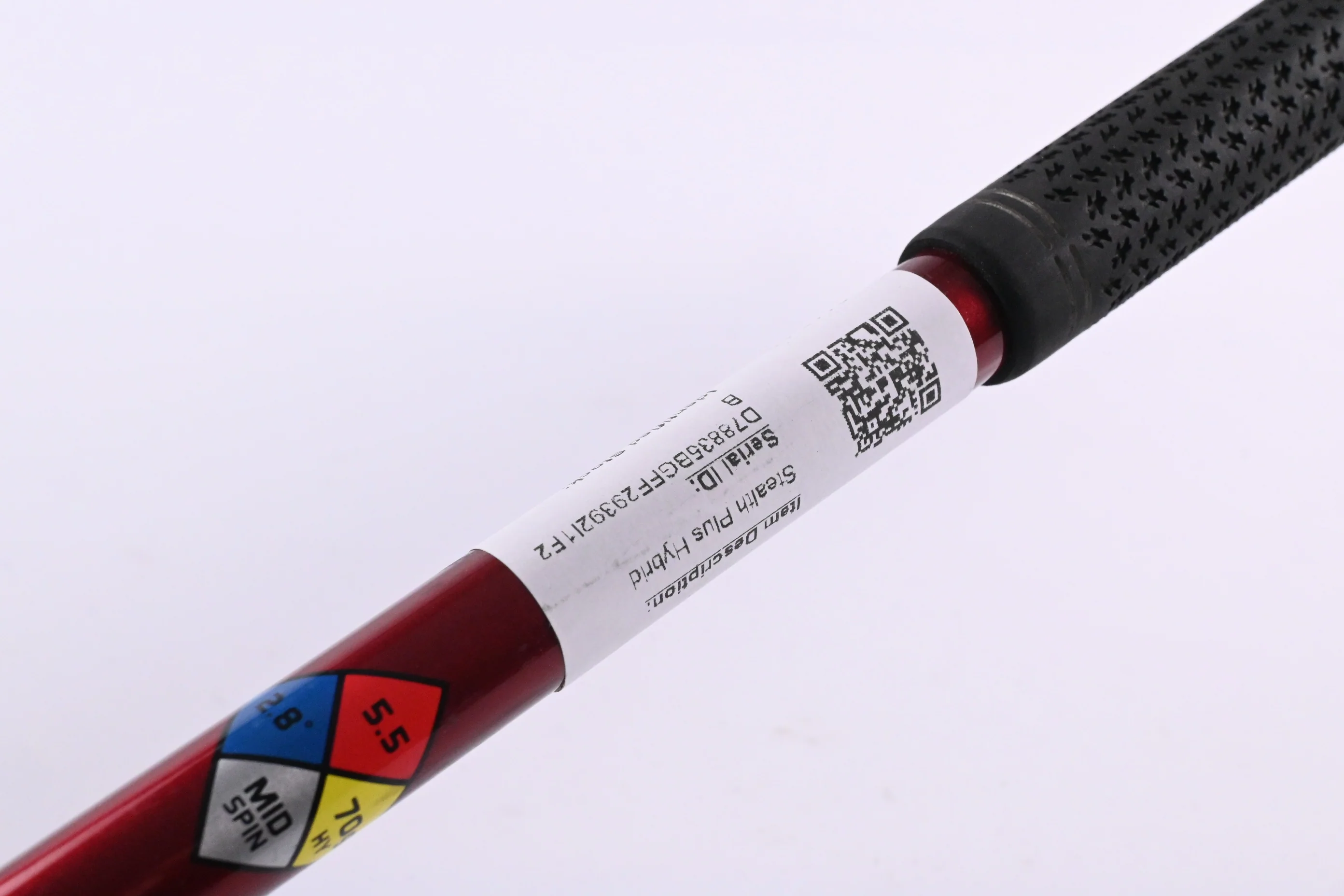 Taylormade Stealth Plus #4 Hybrid / 22 Degree / Regular Flex HZRDUS SMoke Red 70 - Image 8