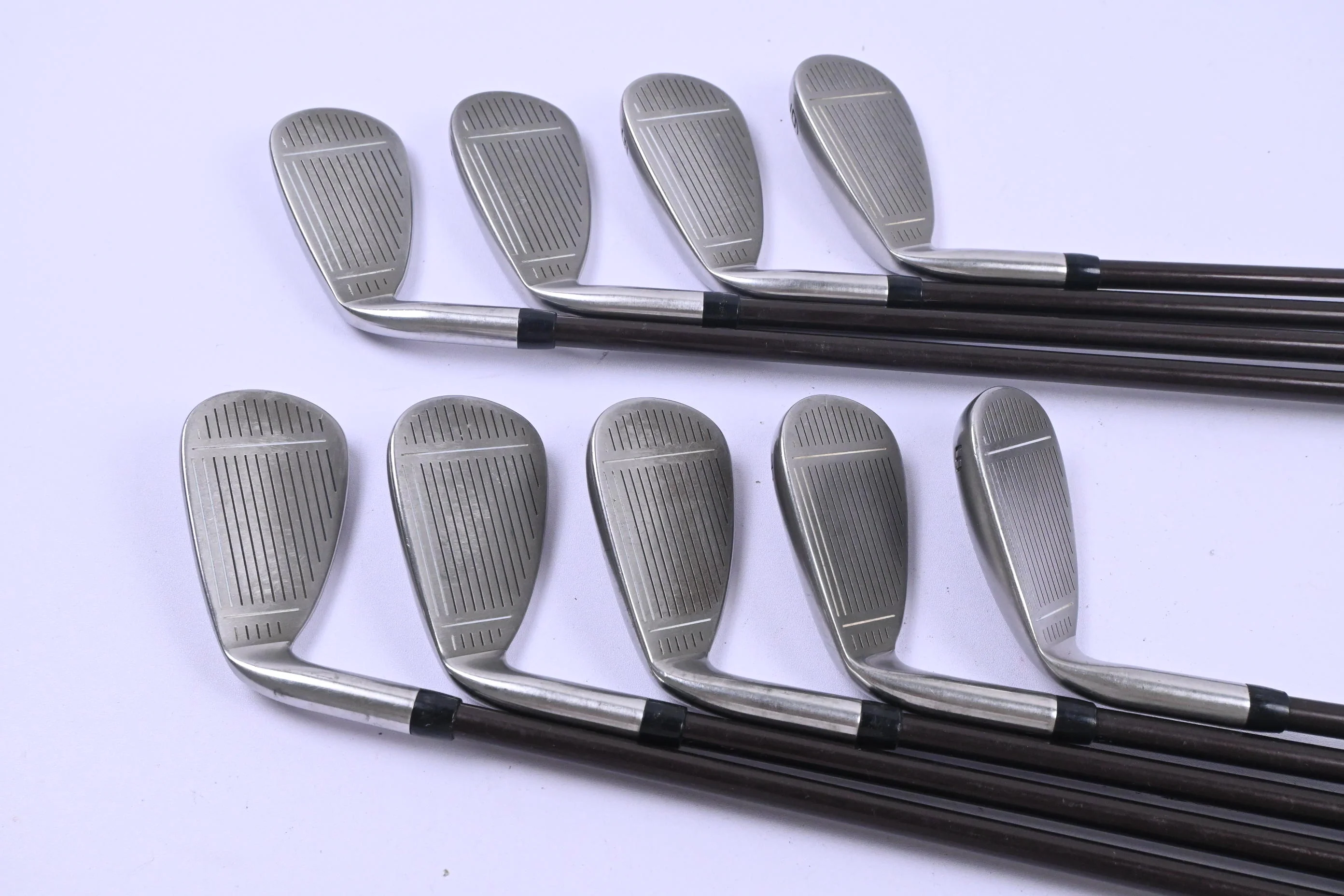 Taylormade Supersteel Irons / 3-PW+SW / Regular Flex Bubble 80 Shafts - Image 3