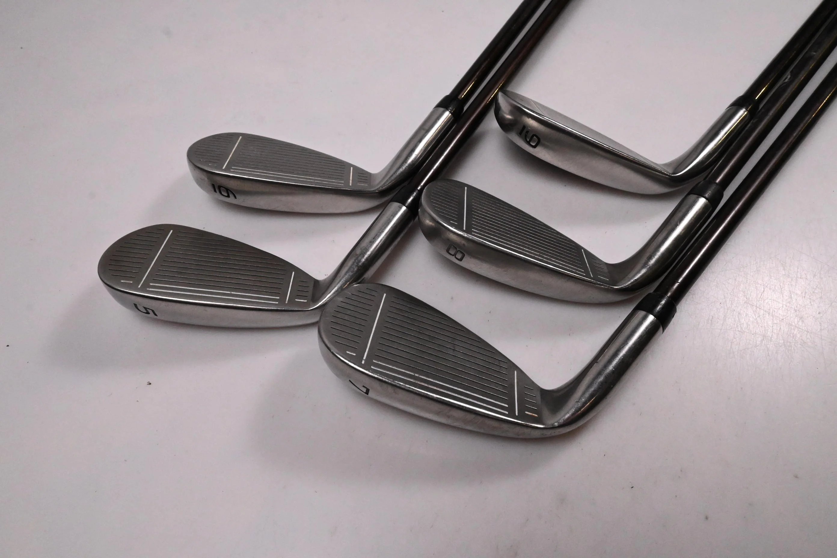 Taylormade Supersteel Irons / 5-9i / Regular Flex Taylormade Bubble 80 Shafts - Image 5