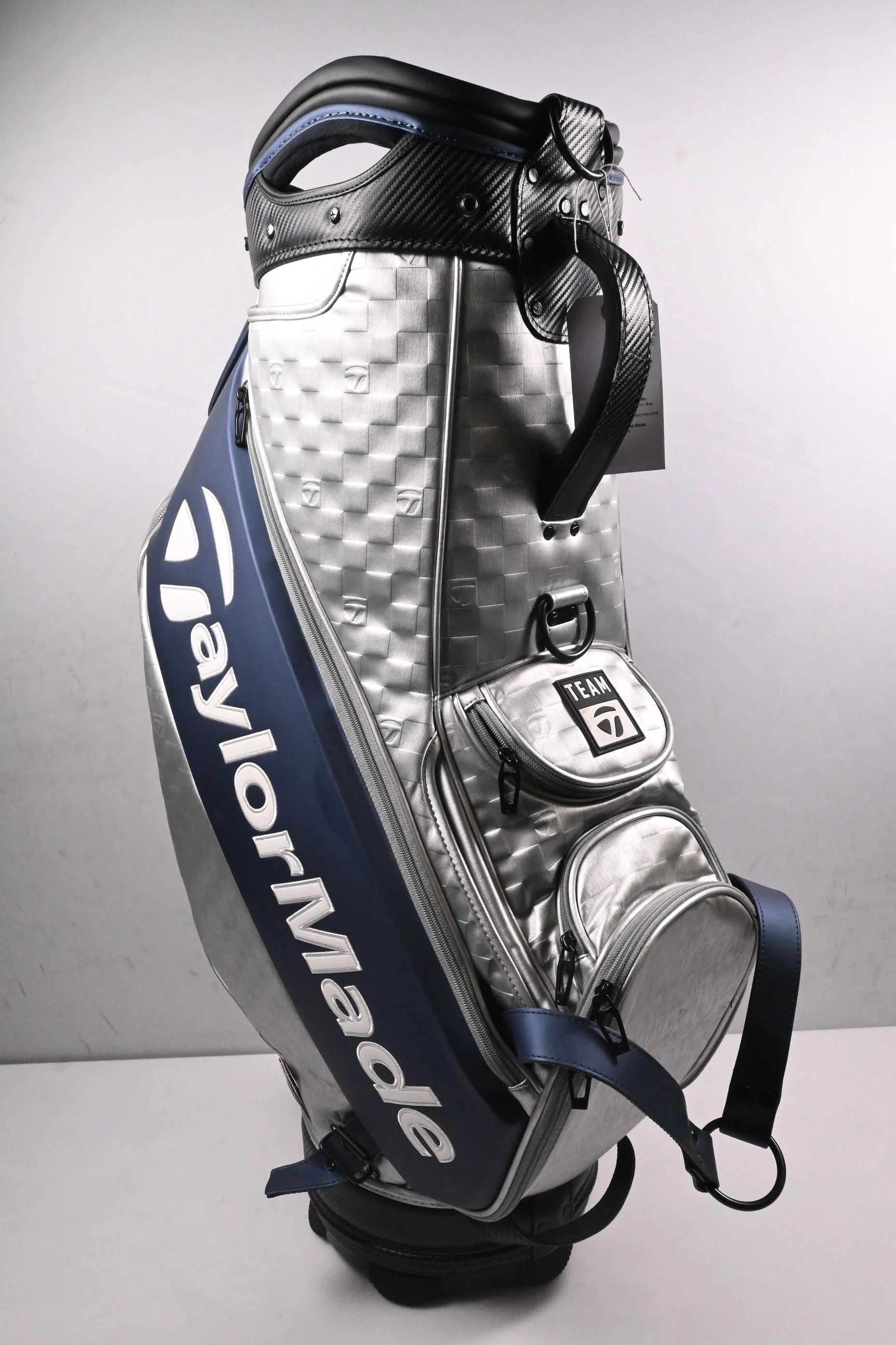 Taylormade Qi35 Tour Bag / 6-Way Divider / Silver, Navy - Image 5