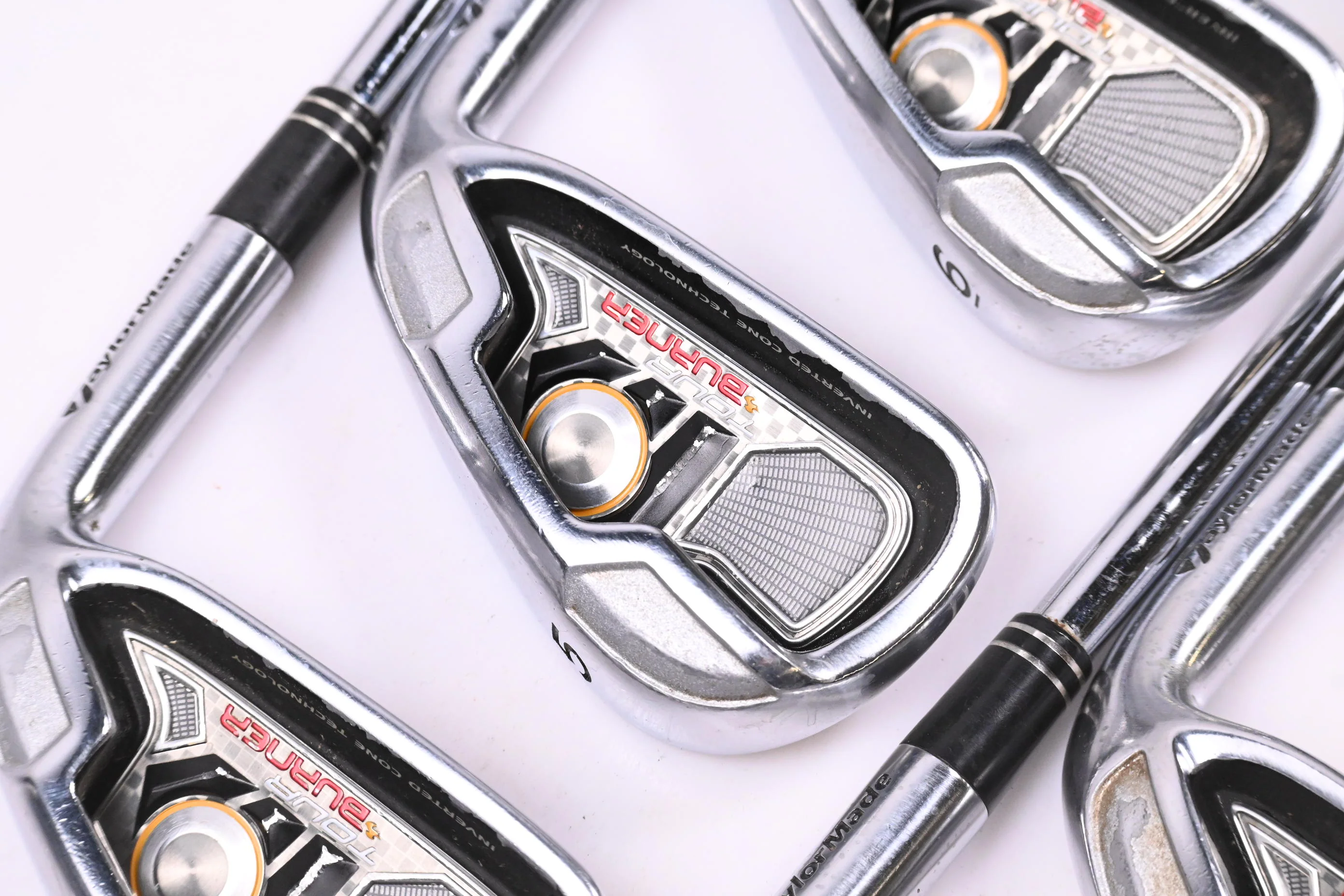 Taylormade Tour Burner Irons / 4-PW+SW / Regular Flex Taylormade 105 Shafts