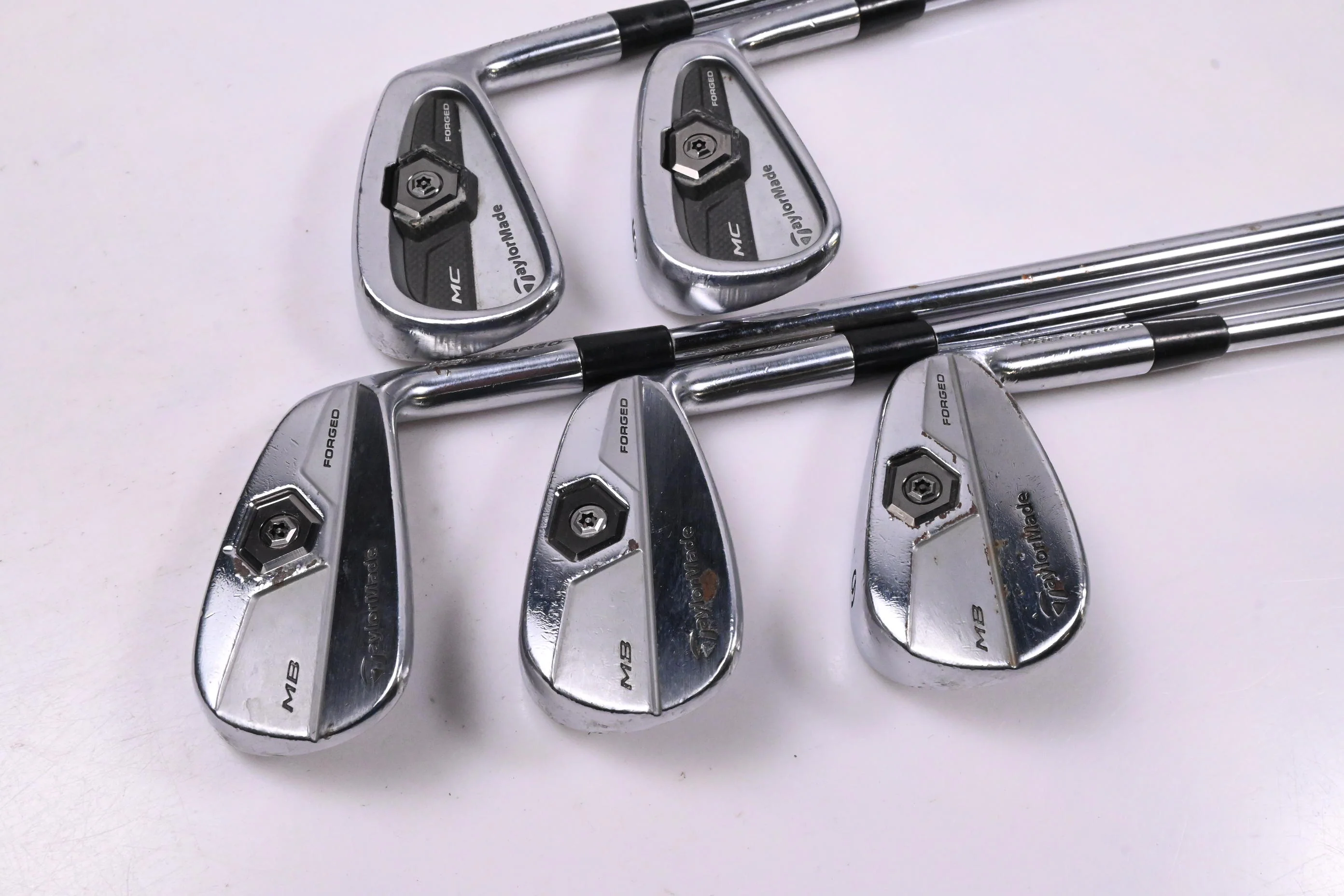 Taylormade Tour Preferred MC/MB 2011 Irons / 5-9i / Stiff Flex Project X Shafts - Image 2
