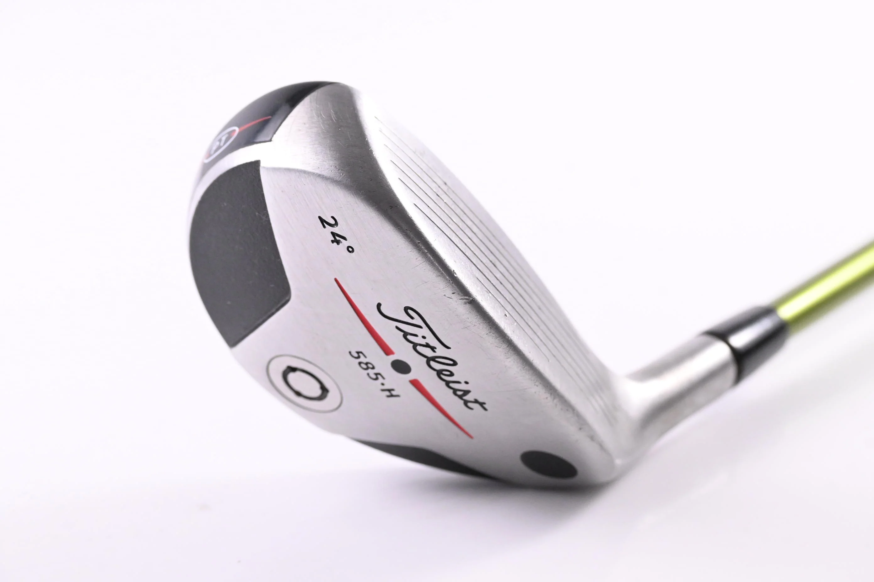 Titleist 585.H #5 Hybrid  / 24 Degree / Stiff Flex Aldila NV Green 85 Shaft