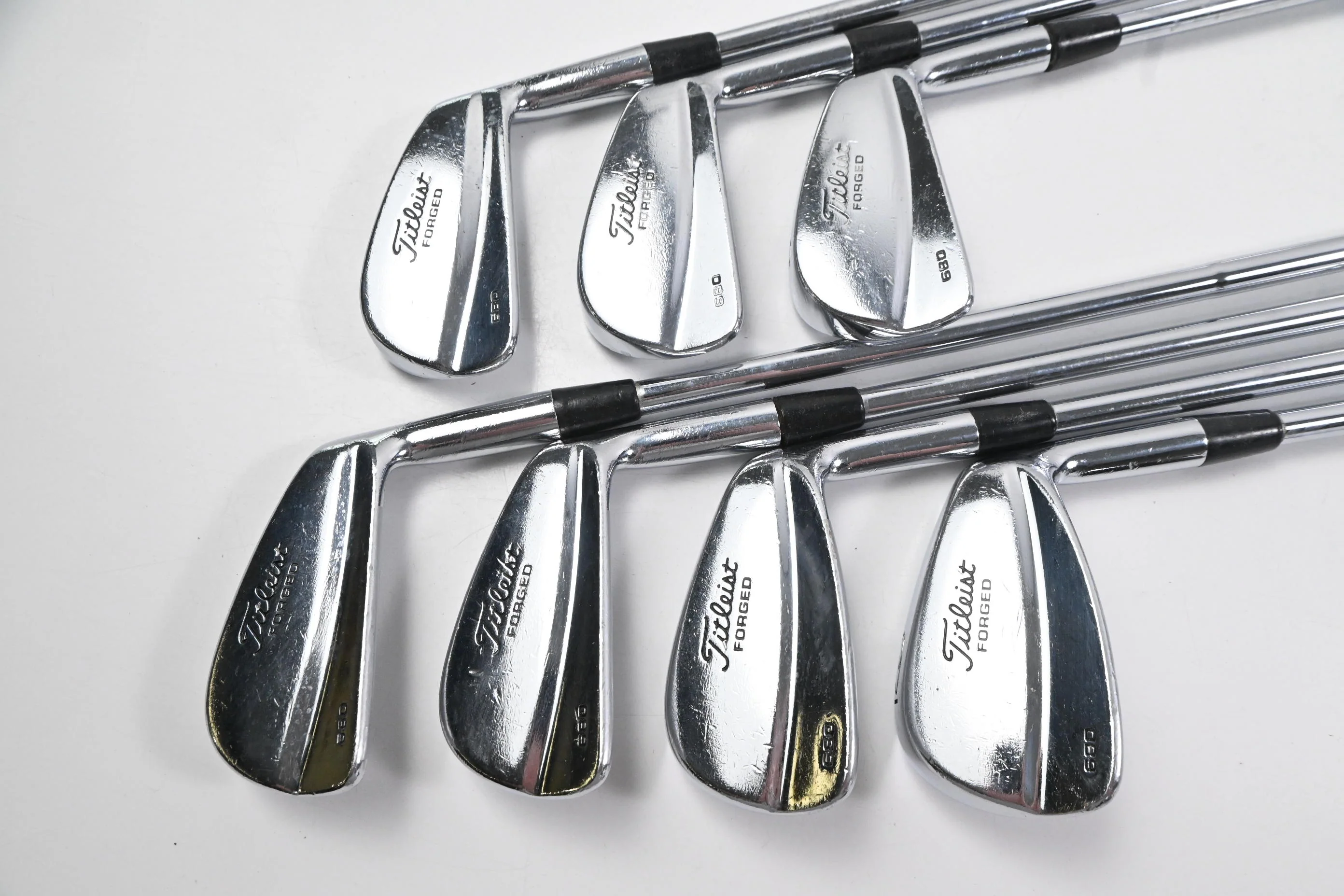 Titleist 680 Forged Irons / 3-9i / Stiff Flex Dynamic Gold SensiCore S300 Shafts - Image 2