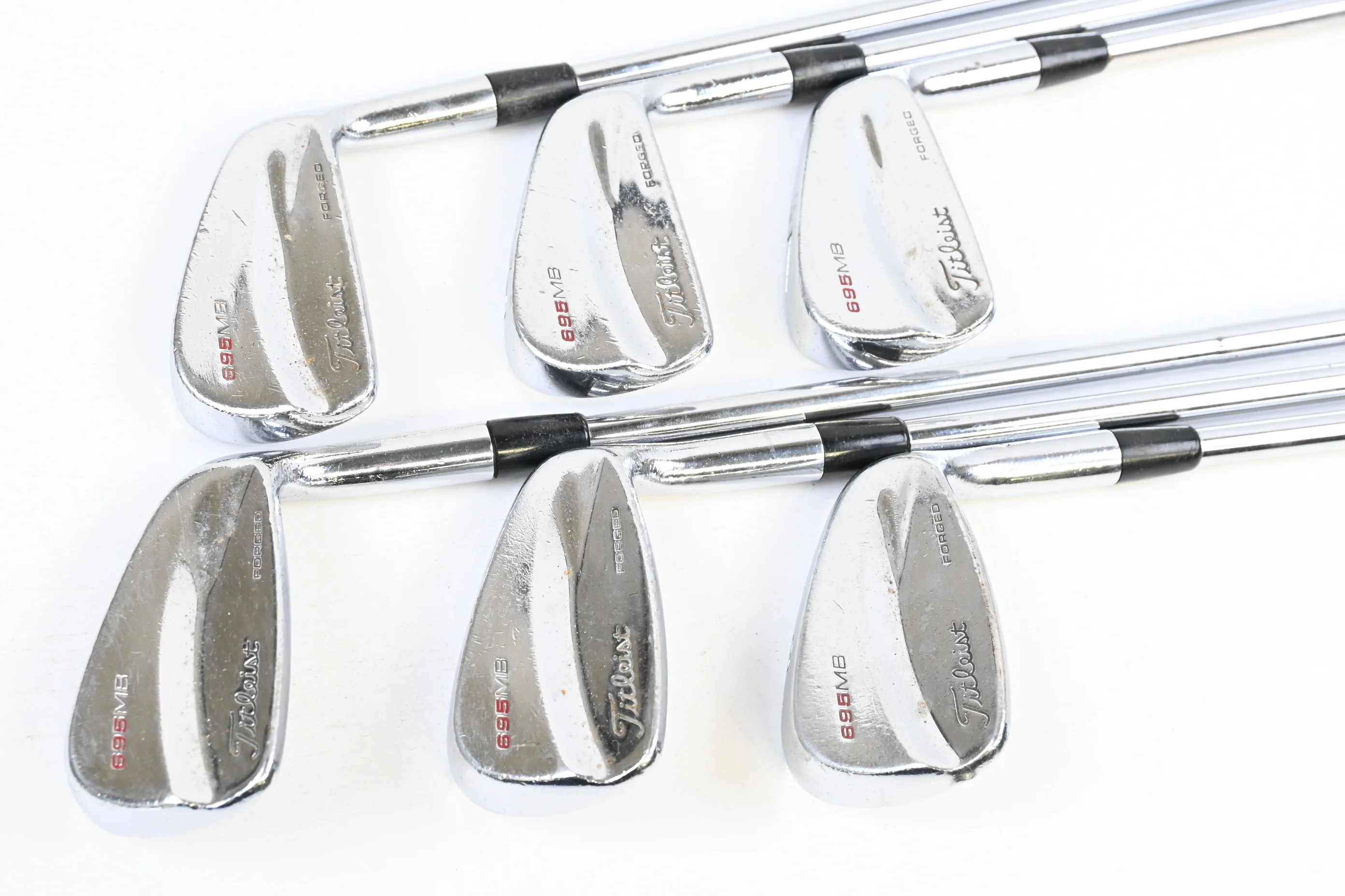 Titleist 695 Forged Irons / 5-PW / Stiff Flex Steel Shafts - Image 2